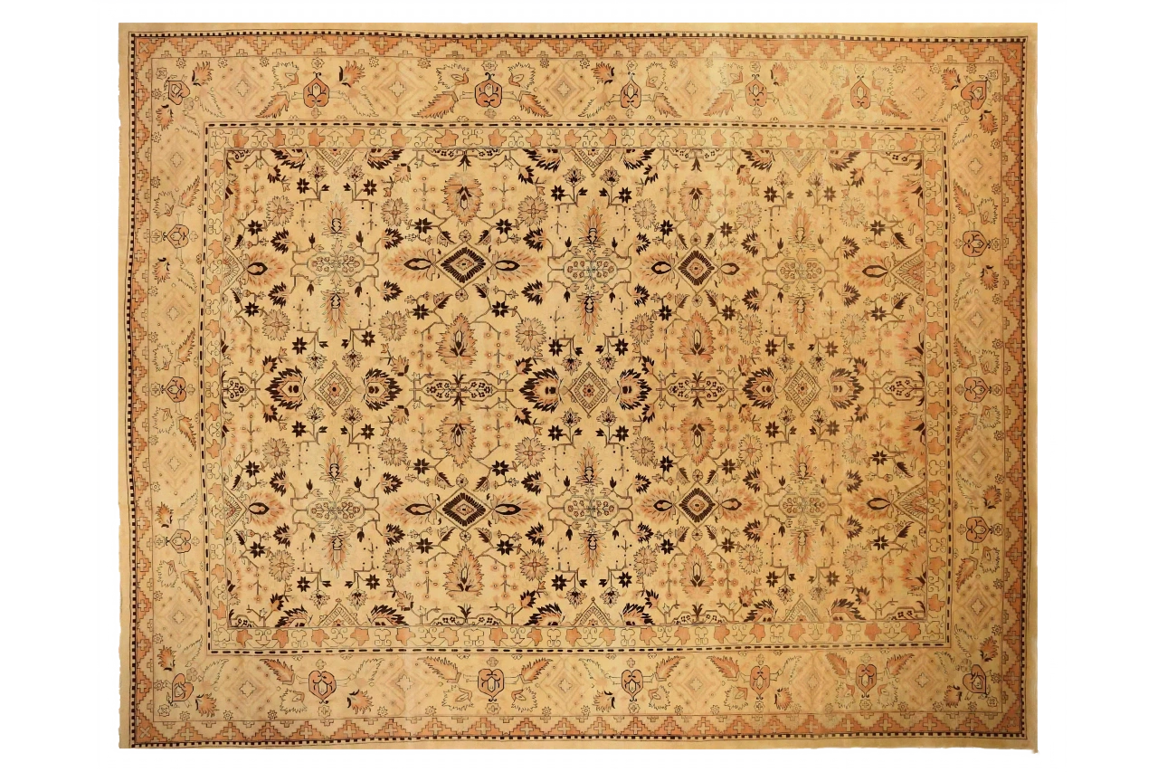 Antique Persian Tabriz Transitional Rug 71955