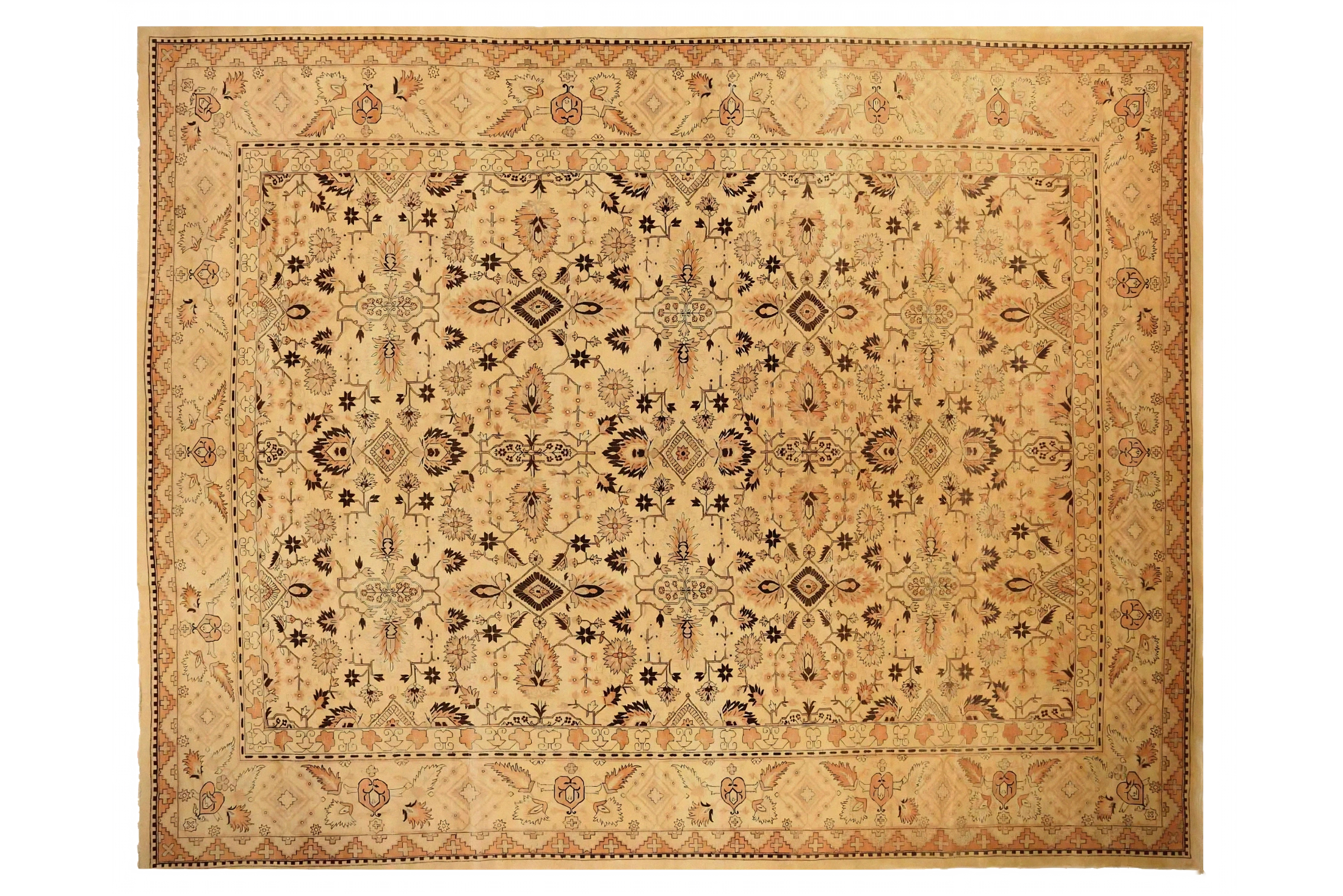 Antique Persian Tabriz Transitional Rug 71955