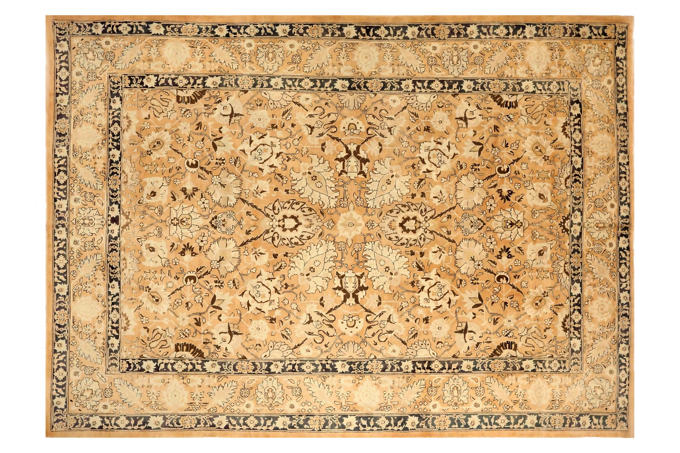 Antique Persian Tabriz Transitional Rug 71960