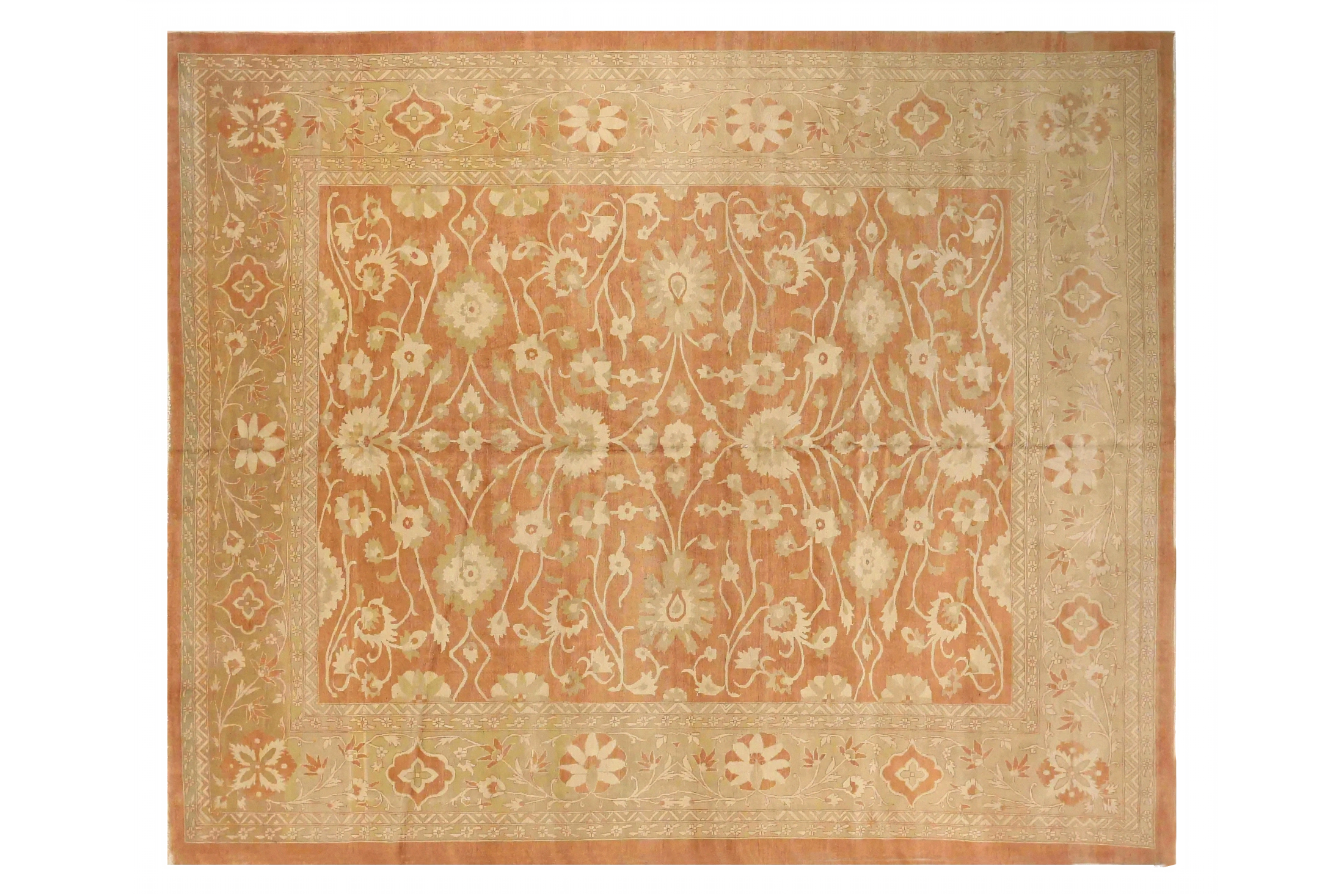 Antique Persian Tabriz Transitional Rug 71966