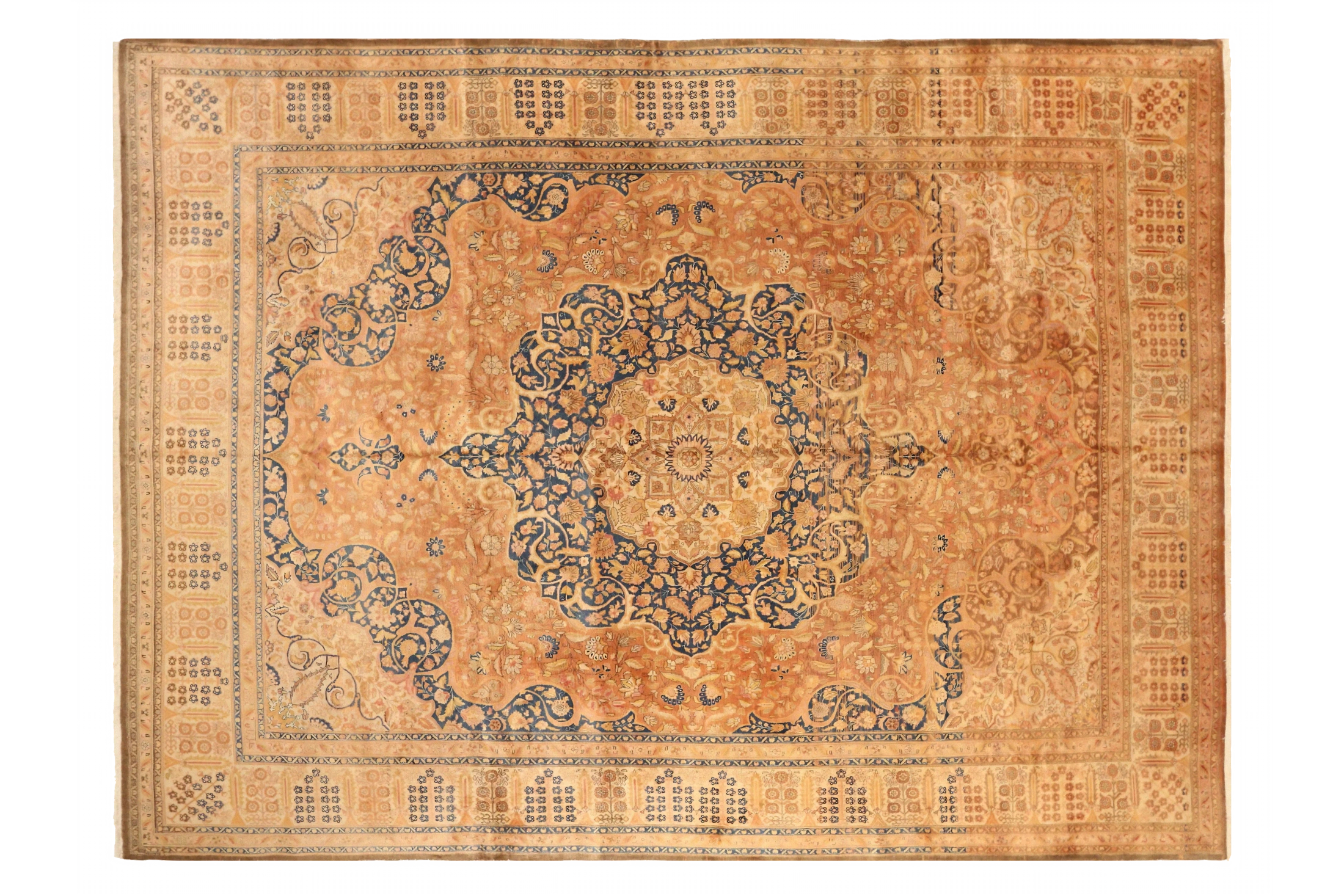 Antique Persian Tabriz Transitional Rug 71970