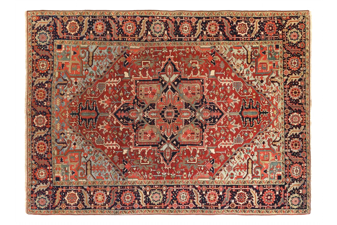 Antique Persian Traditional Rug 71978