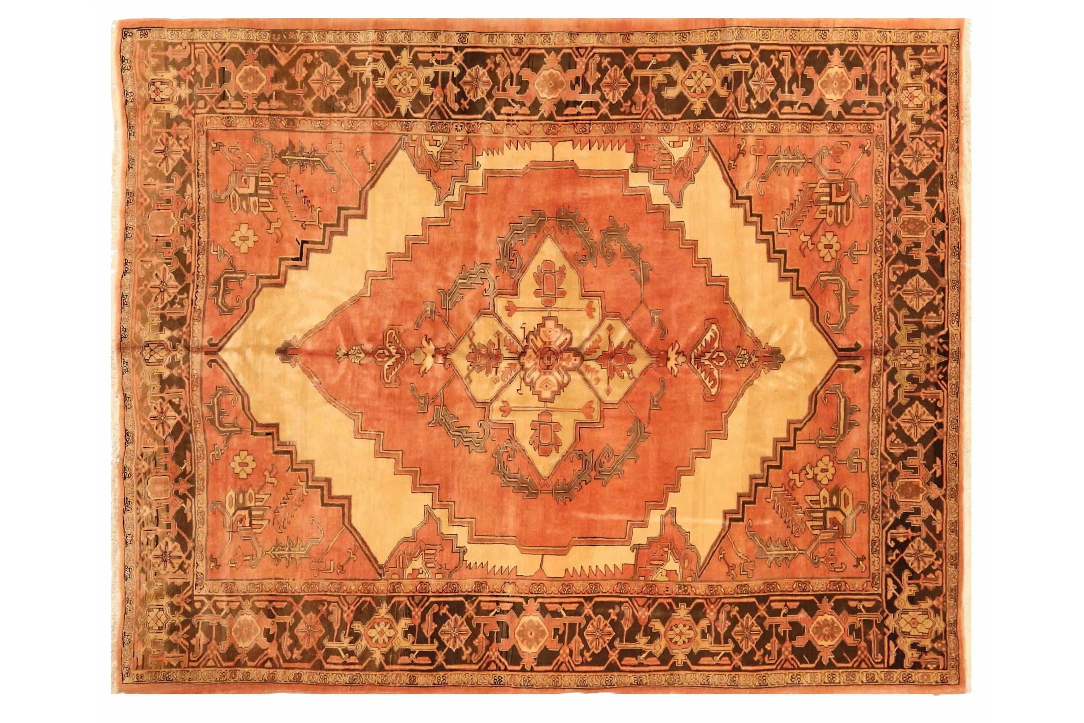 Antique Persian Heriz Traditional Rug 71994