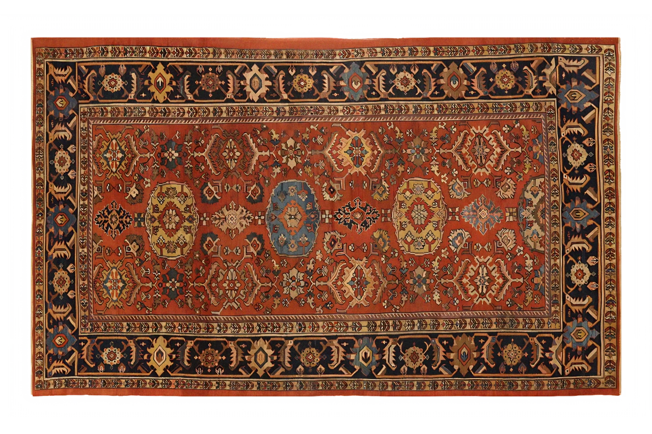 Antique Persian Sultanabad Traditional Rug 72053