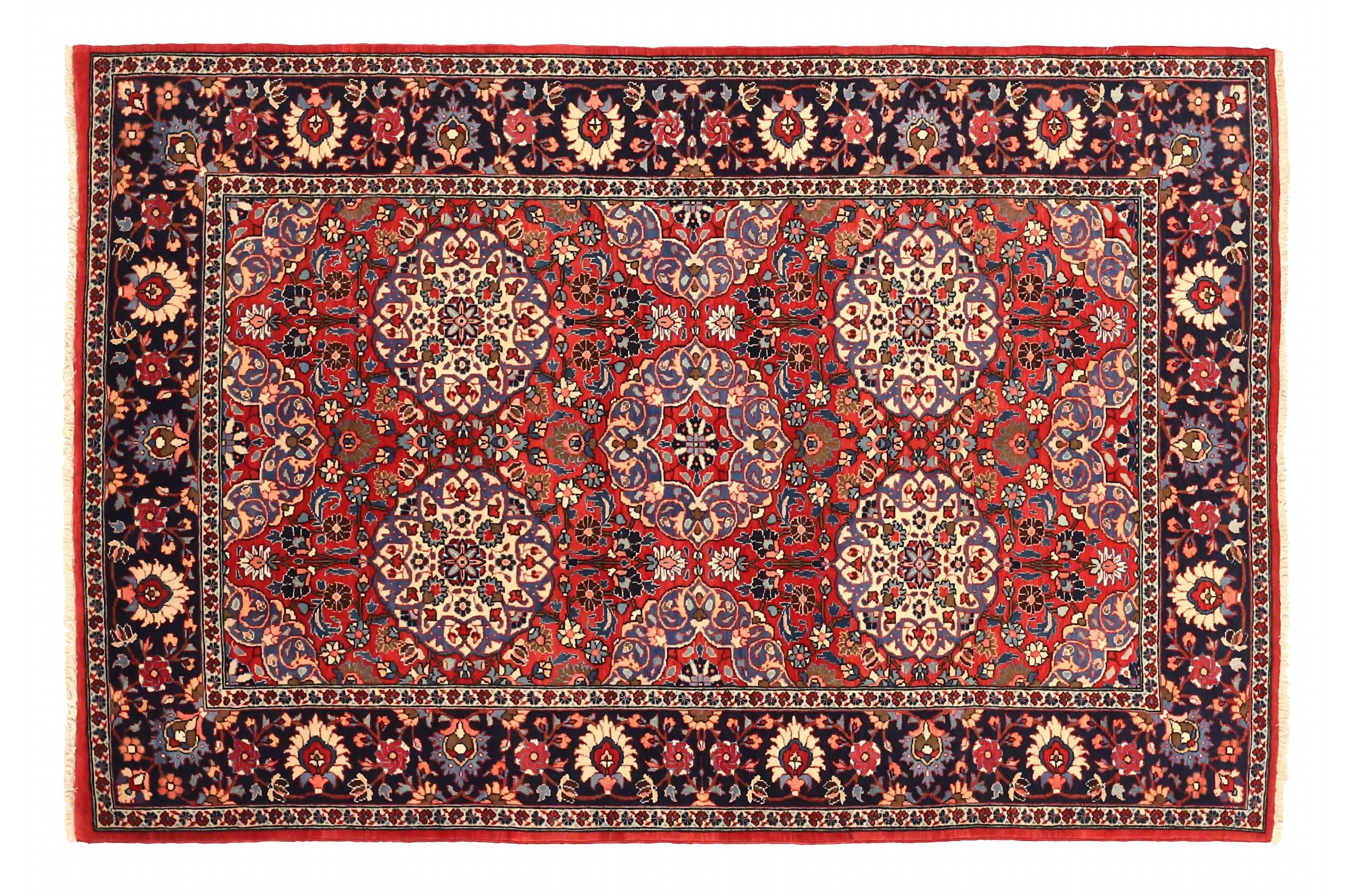 Antique Persian Semnan Traditional Rug 72071