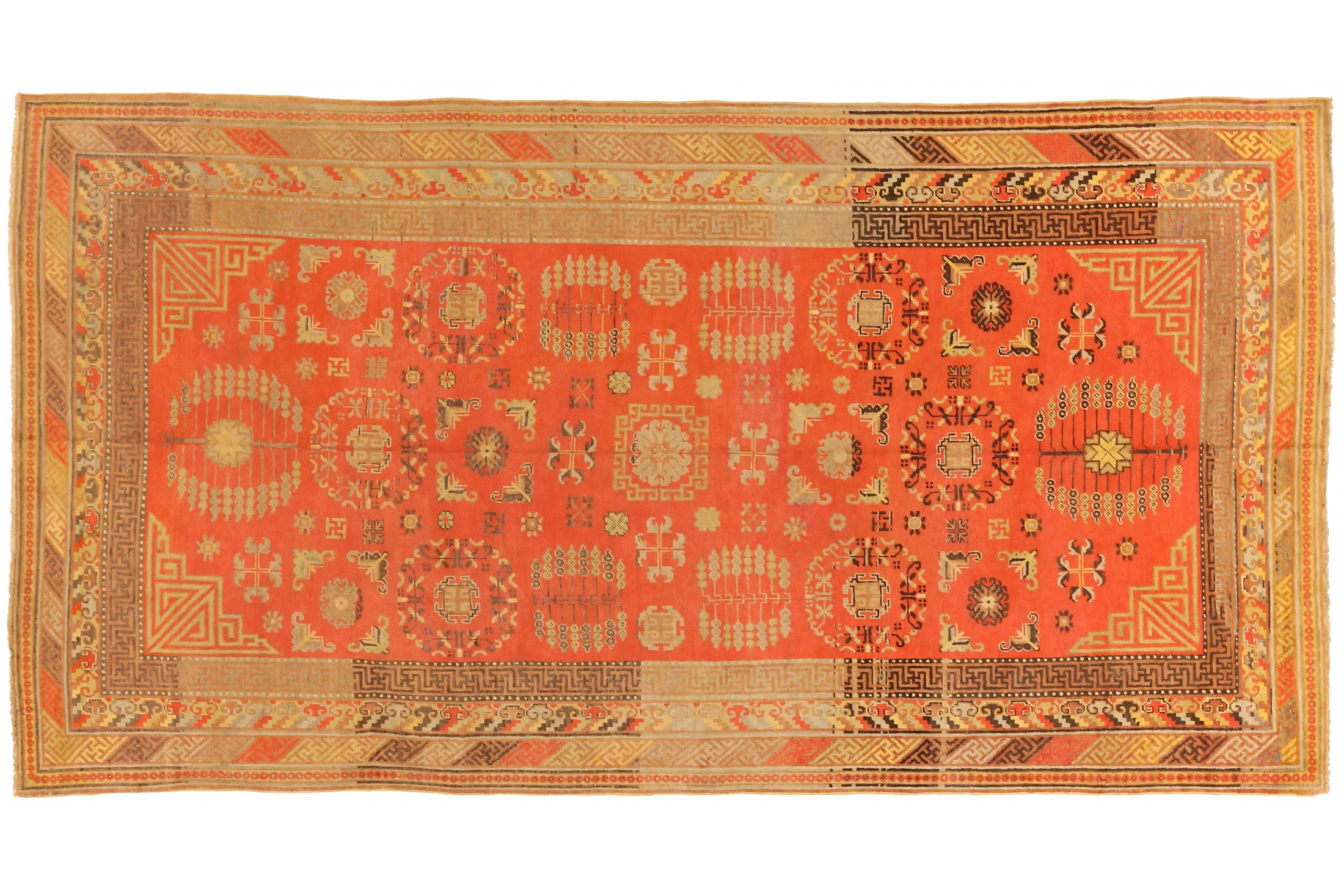 Antique Russia Khotan Transitional Rug 72111