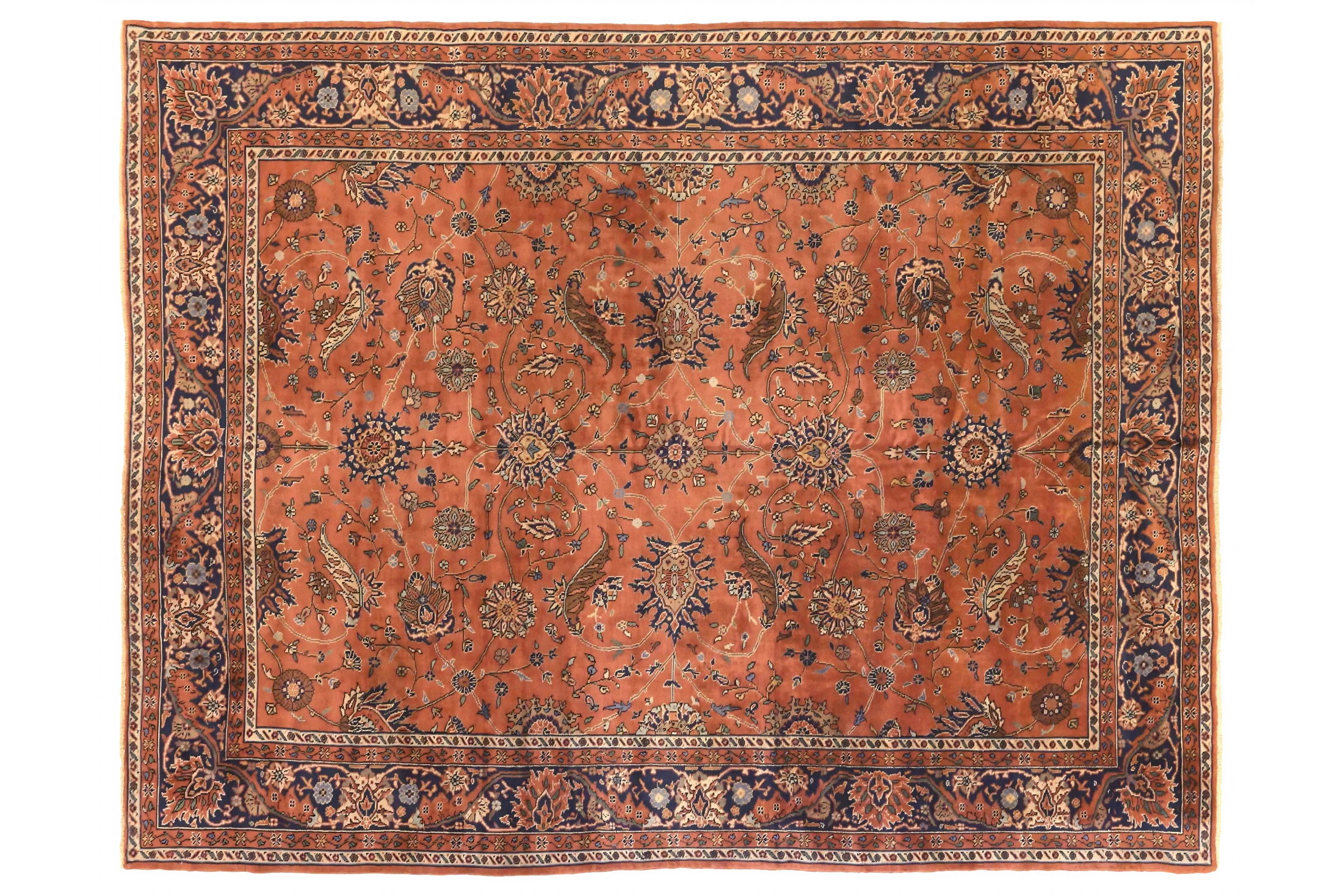 Antique Russia Tabriz Traditional Rug 72112