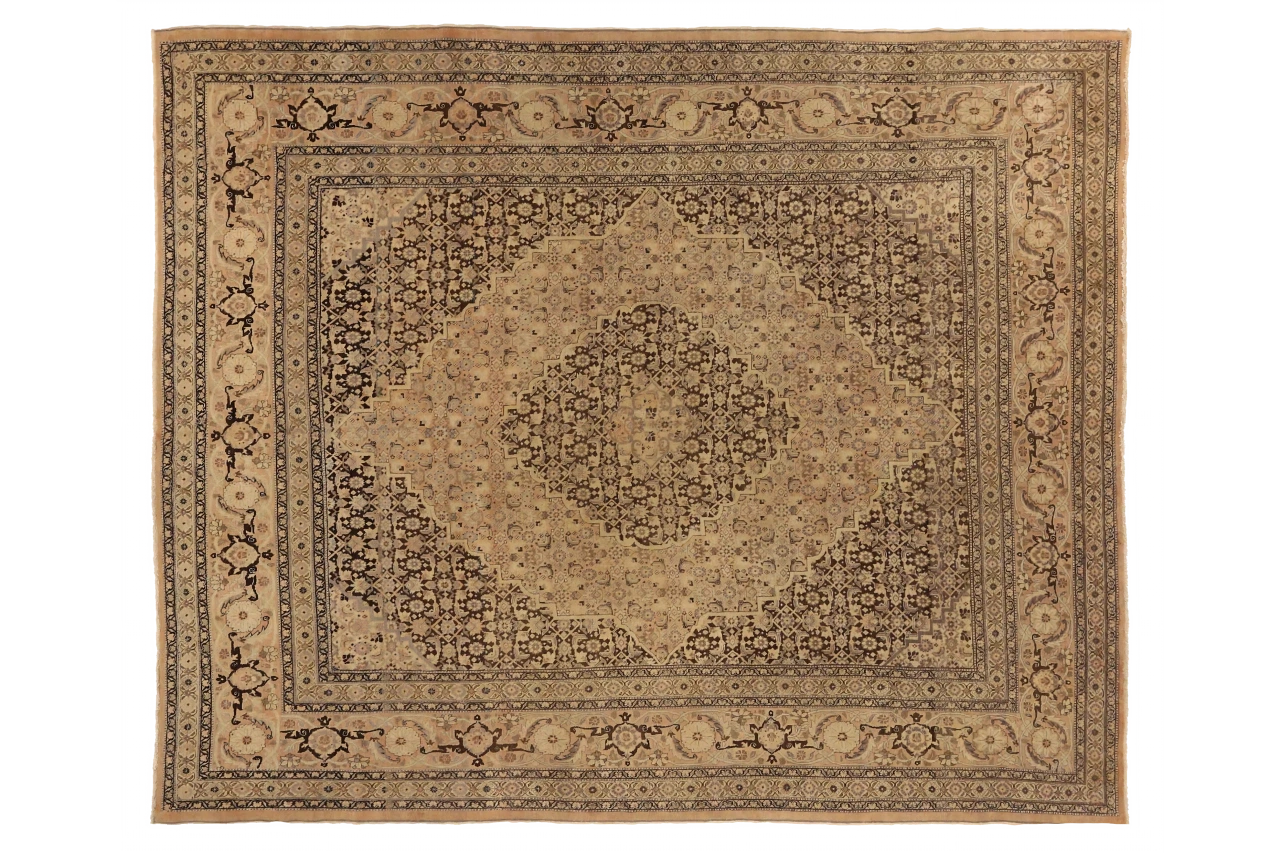 Antique Persian Tabriz Transitional Rug 72153