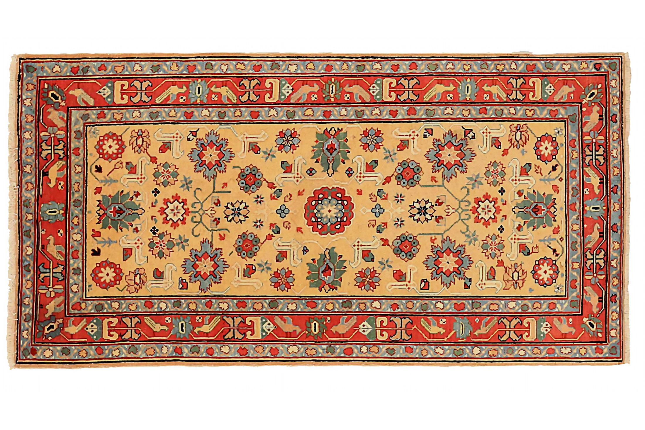 Antique Russia Karabagh Tribal Rug 72196