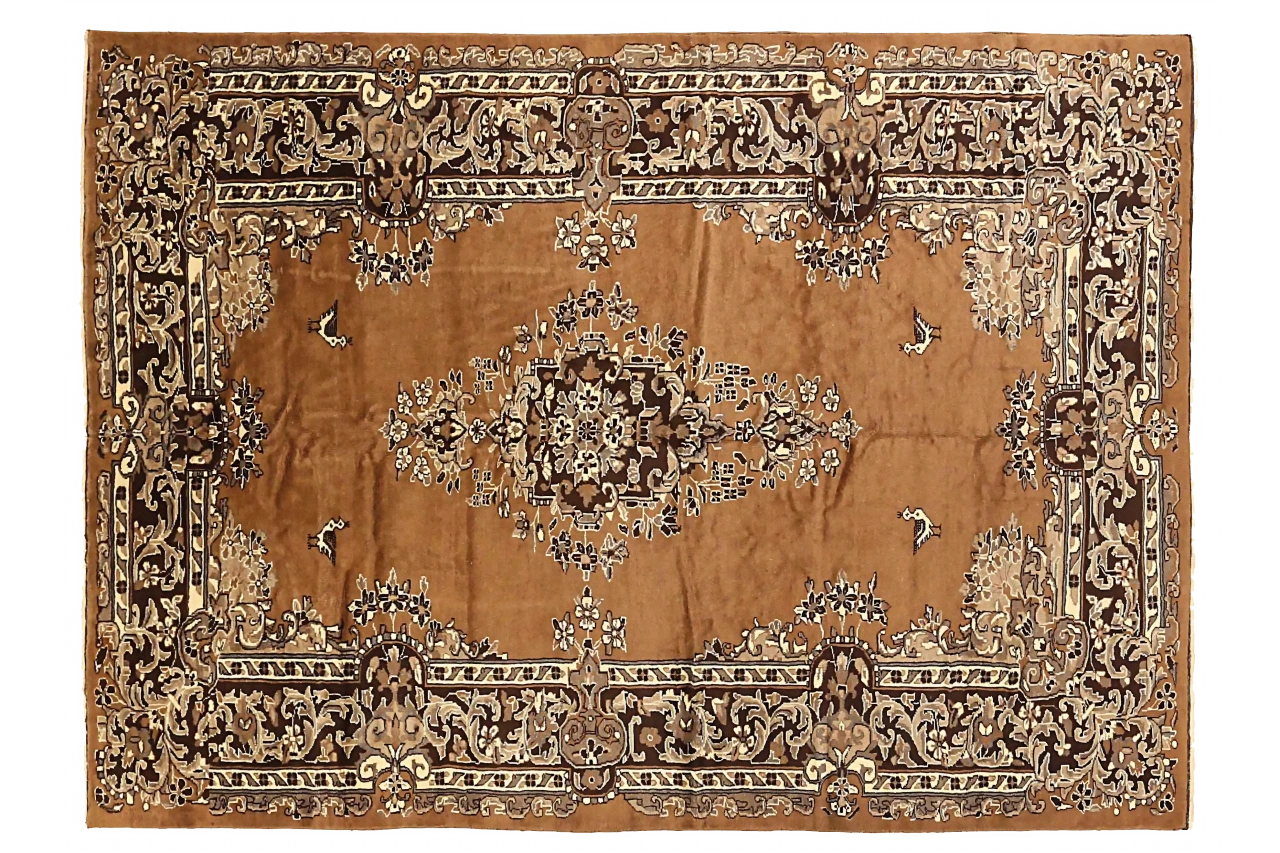 Antique Persian Mashad Transitional Rug 72204