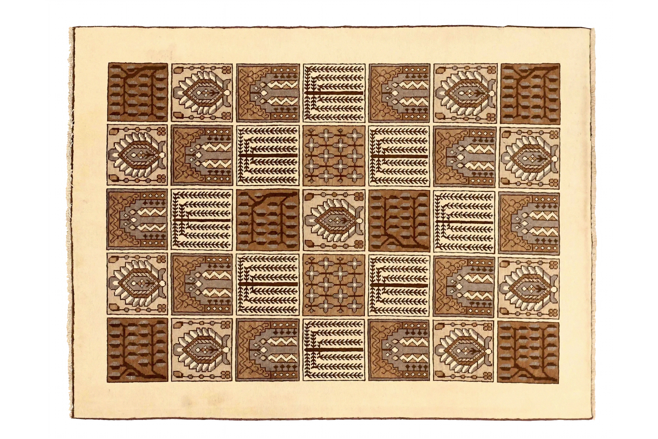 Antique Persian Bakhtiar Transitional Rug 72233