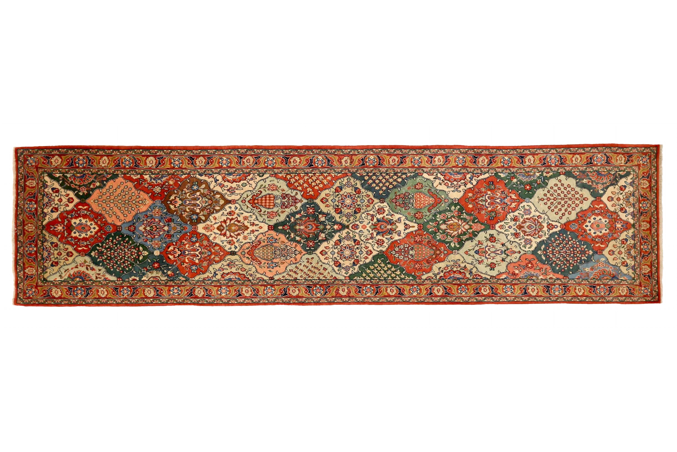 Antique Persian Sarouk Transitional Rug 72275