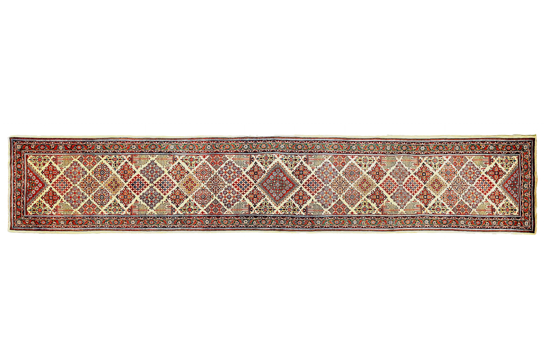 Antique Persian Sarouk Traditional Rug 72276