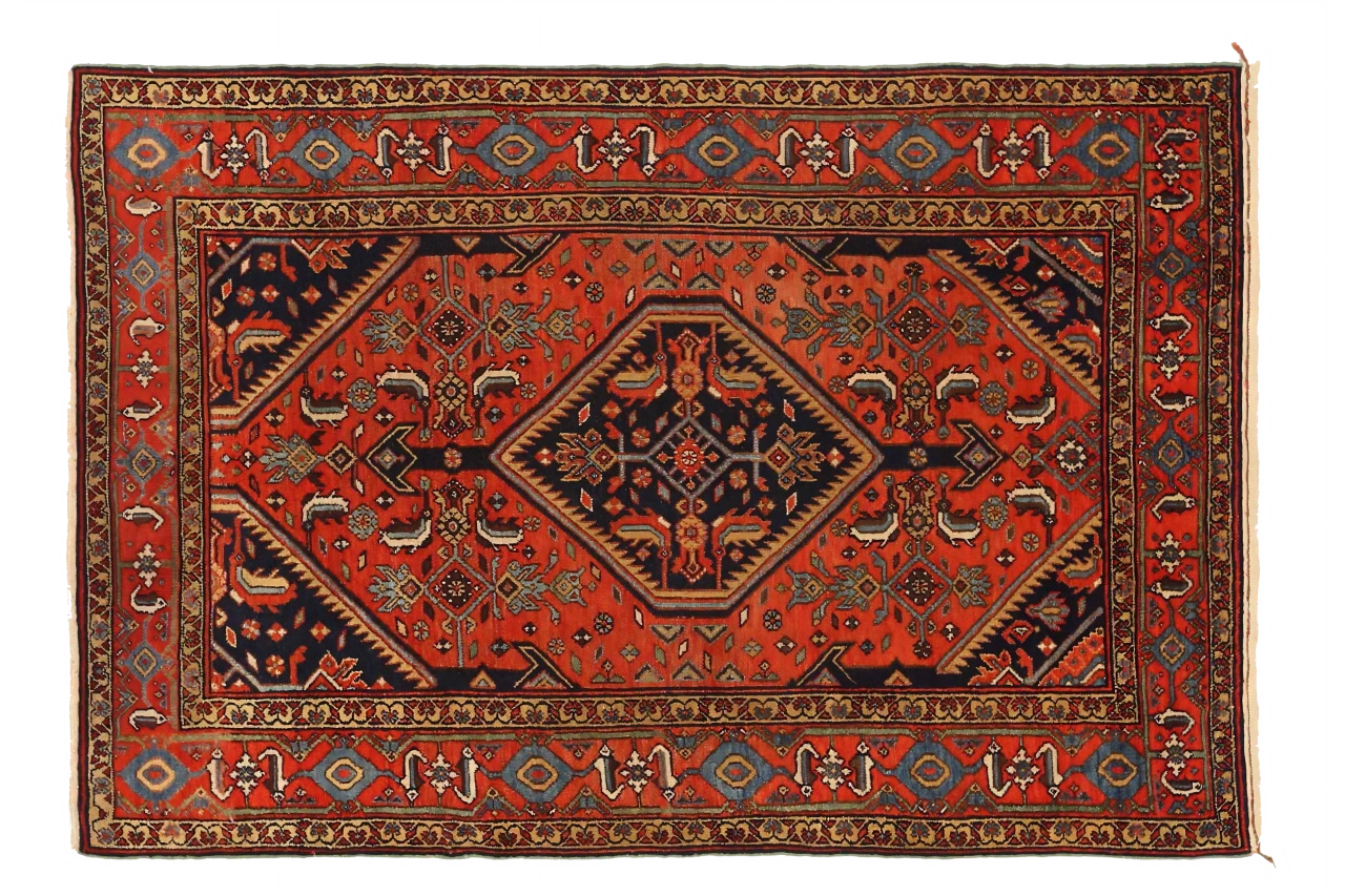 Antique Persian Hamadan Traditional Rug 72294