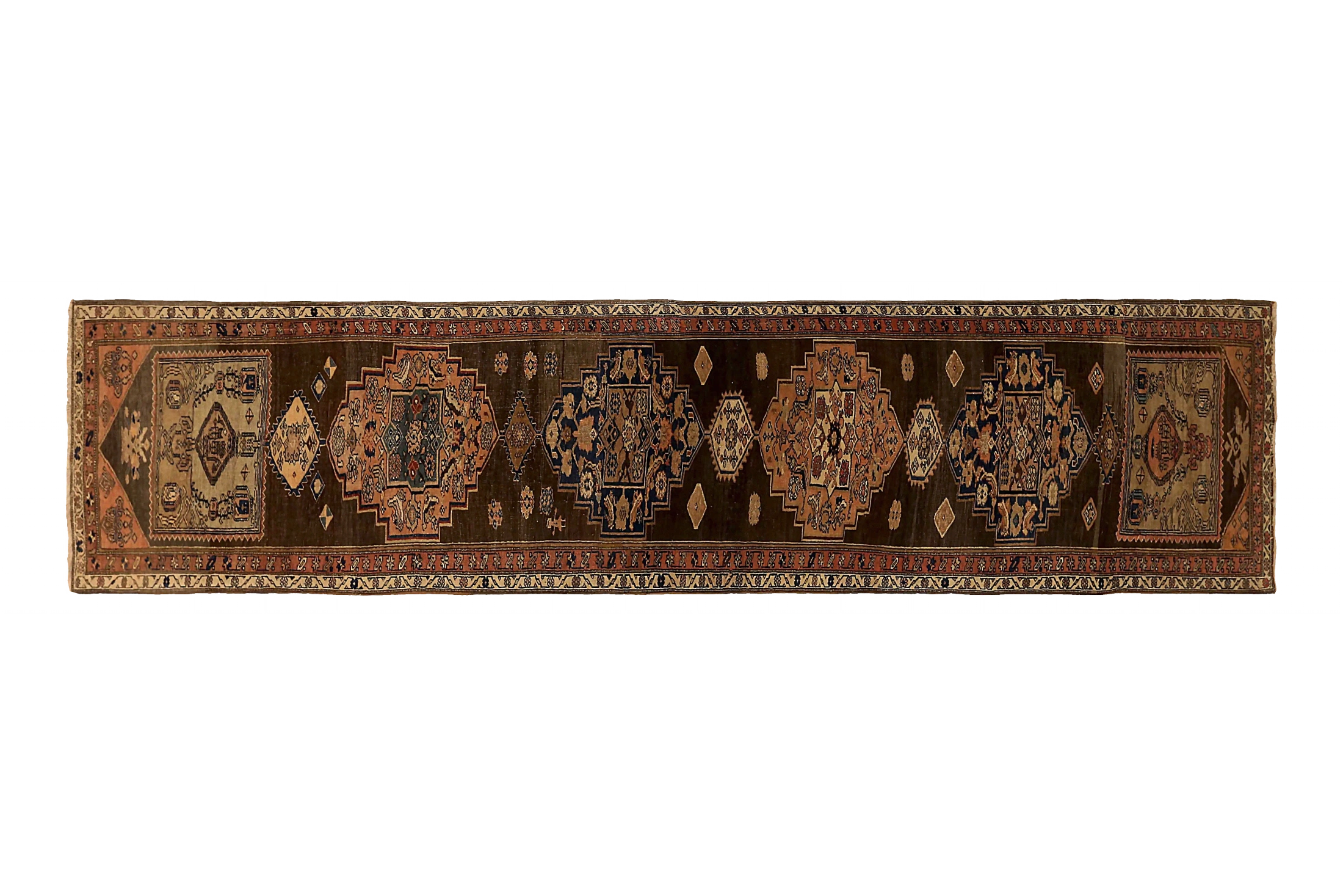 Antique Persian Bijar Transitional Rug 72297