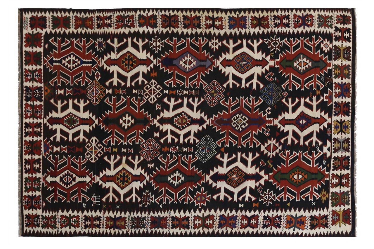 Antique Russia Traditional Rug 72337