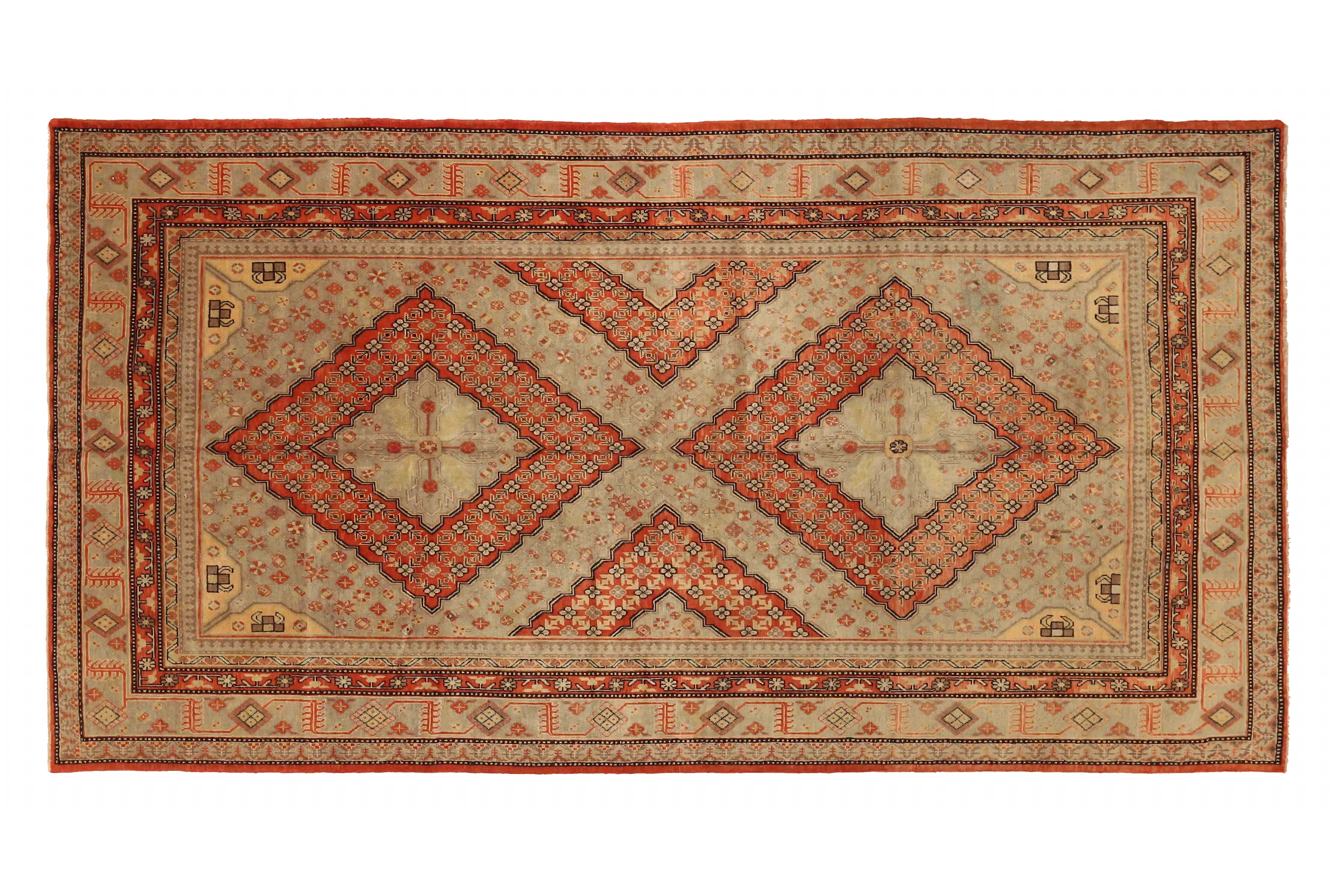 Antique Russia Khotan Traditional Rug 72344
