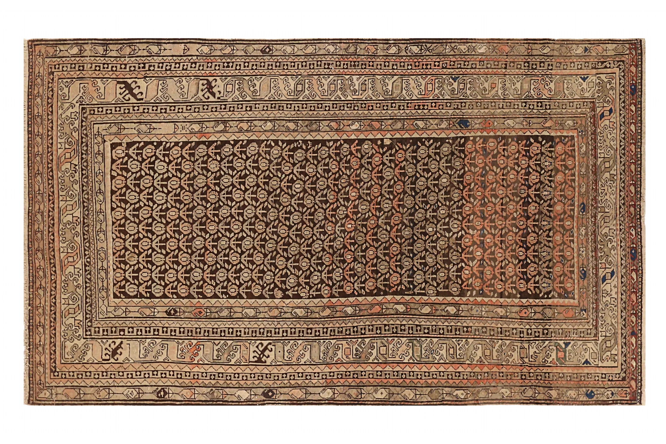 Antique Persian Malayer Transitional Rug 72385