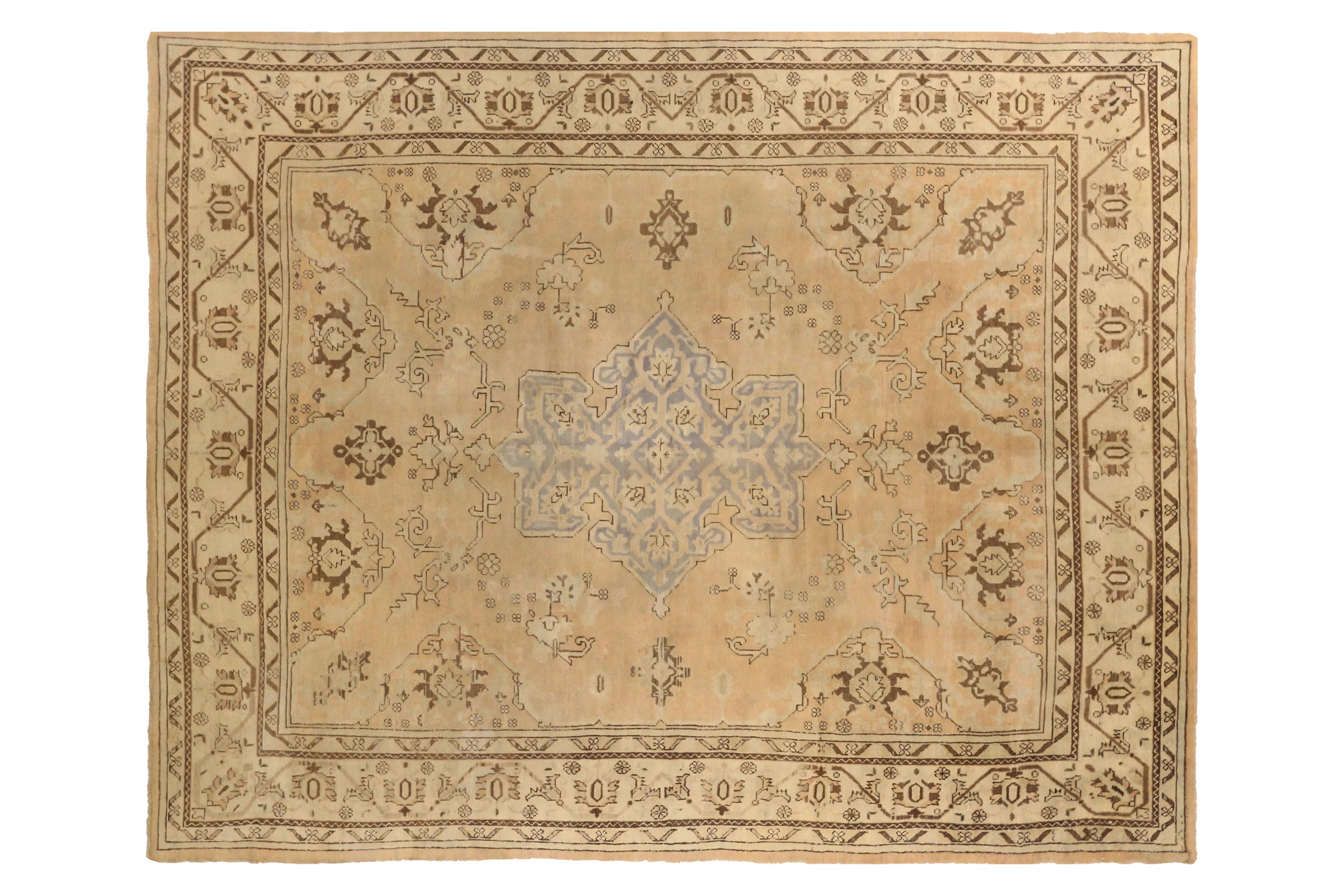 Antique Turkey Oushak Transitional Rug 72387