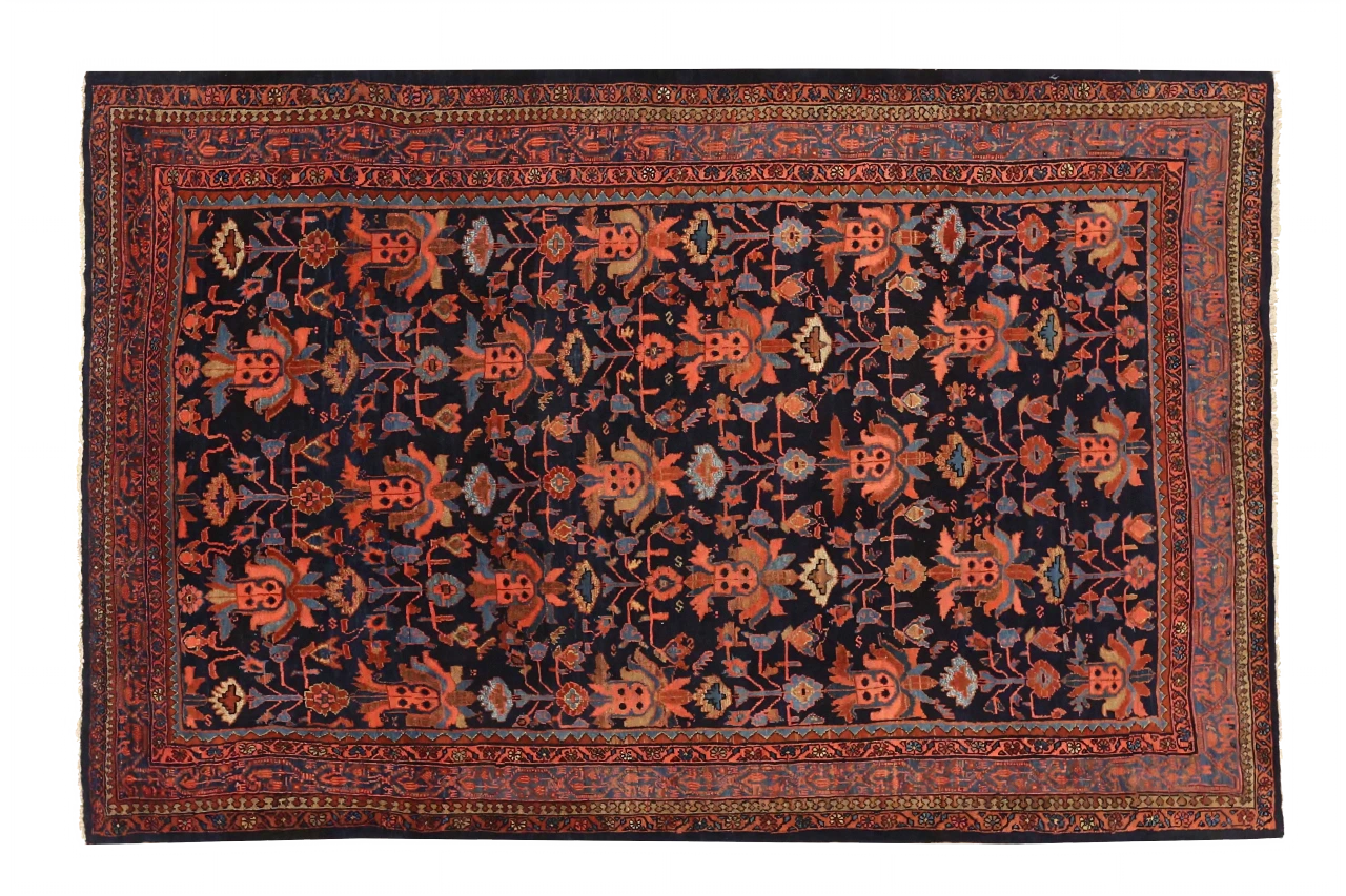 Antique Persian Bijar Traditional Rug 72388