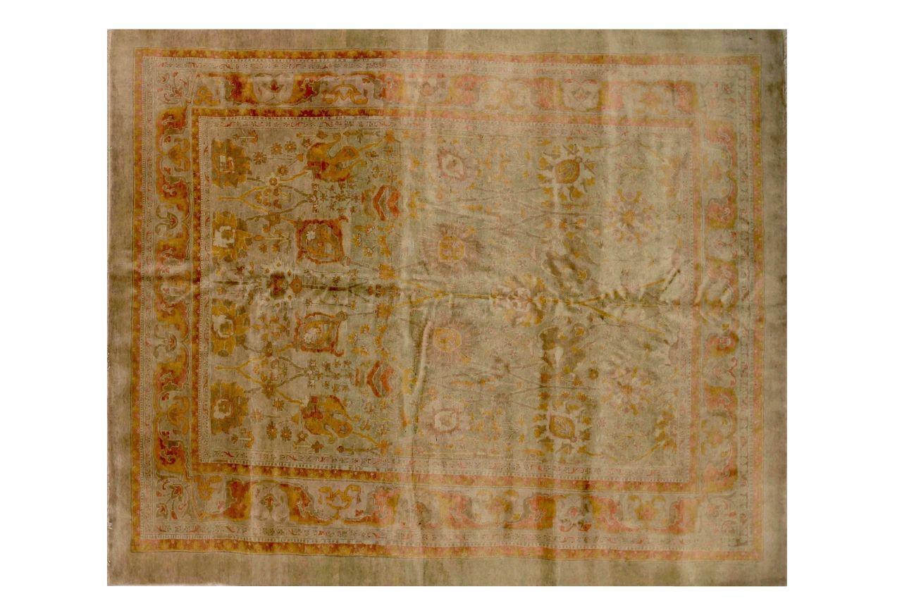 Antique Persian Tabriz Traditional Rug 72392