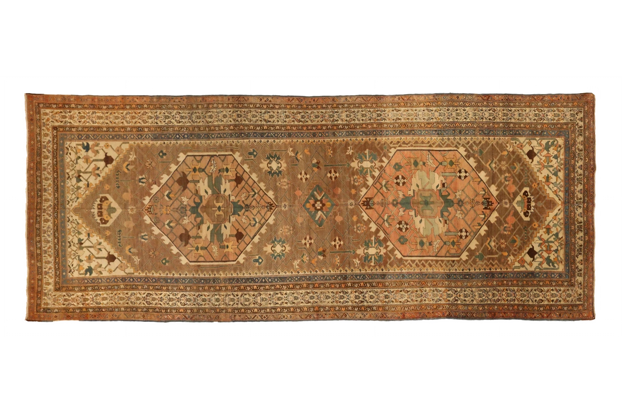Antique Persian Transitional Rug 72396