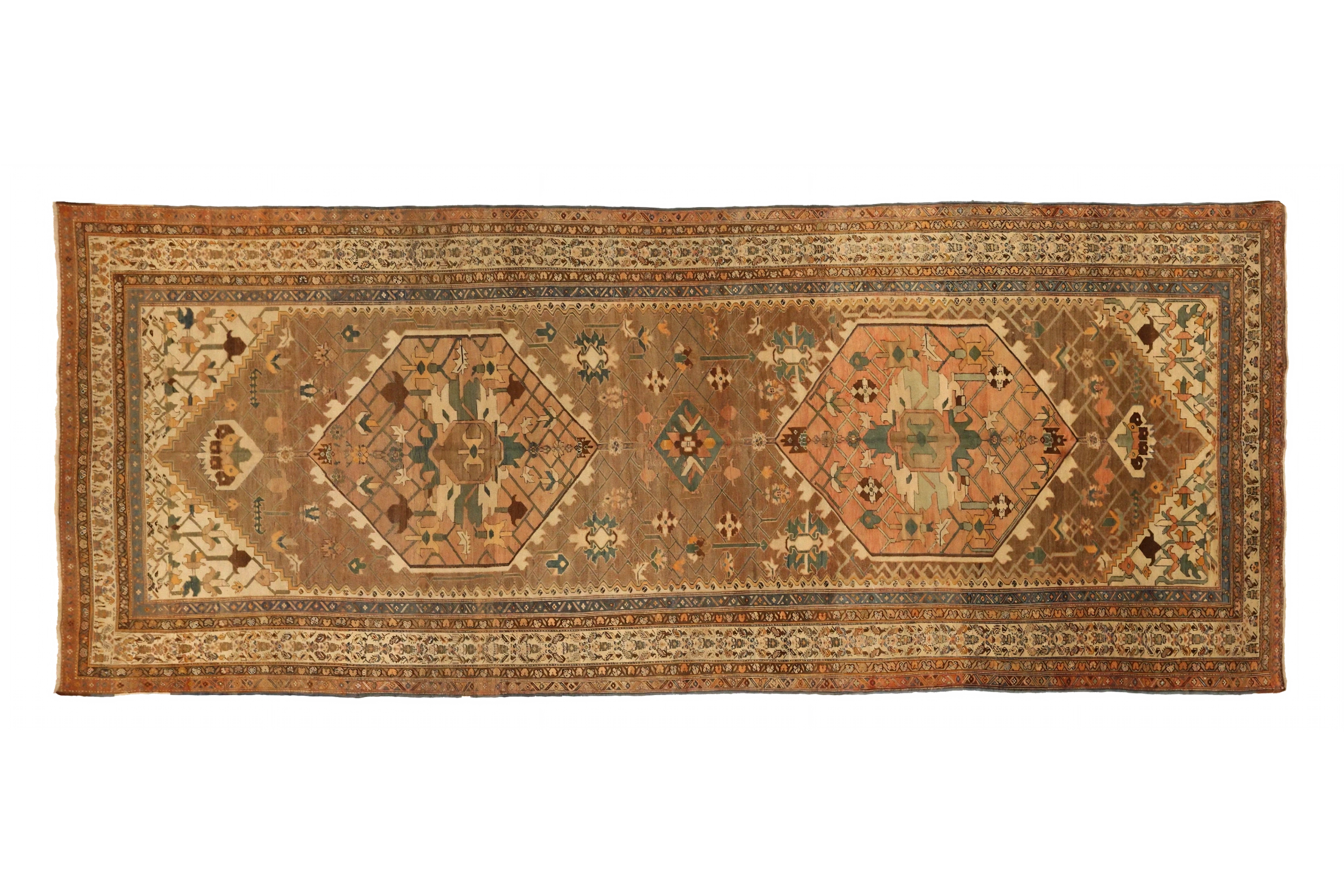 Antique Persian Transitional Rug 72396
