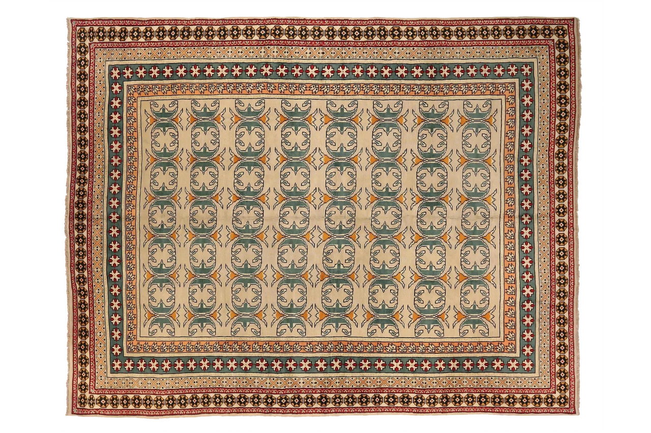 Antique Finland Finland Transitional Rug 72419
