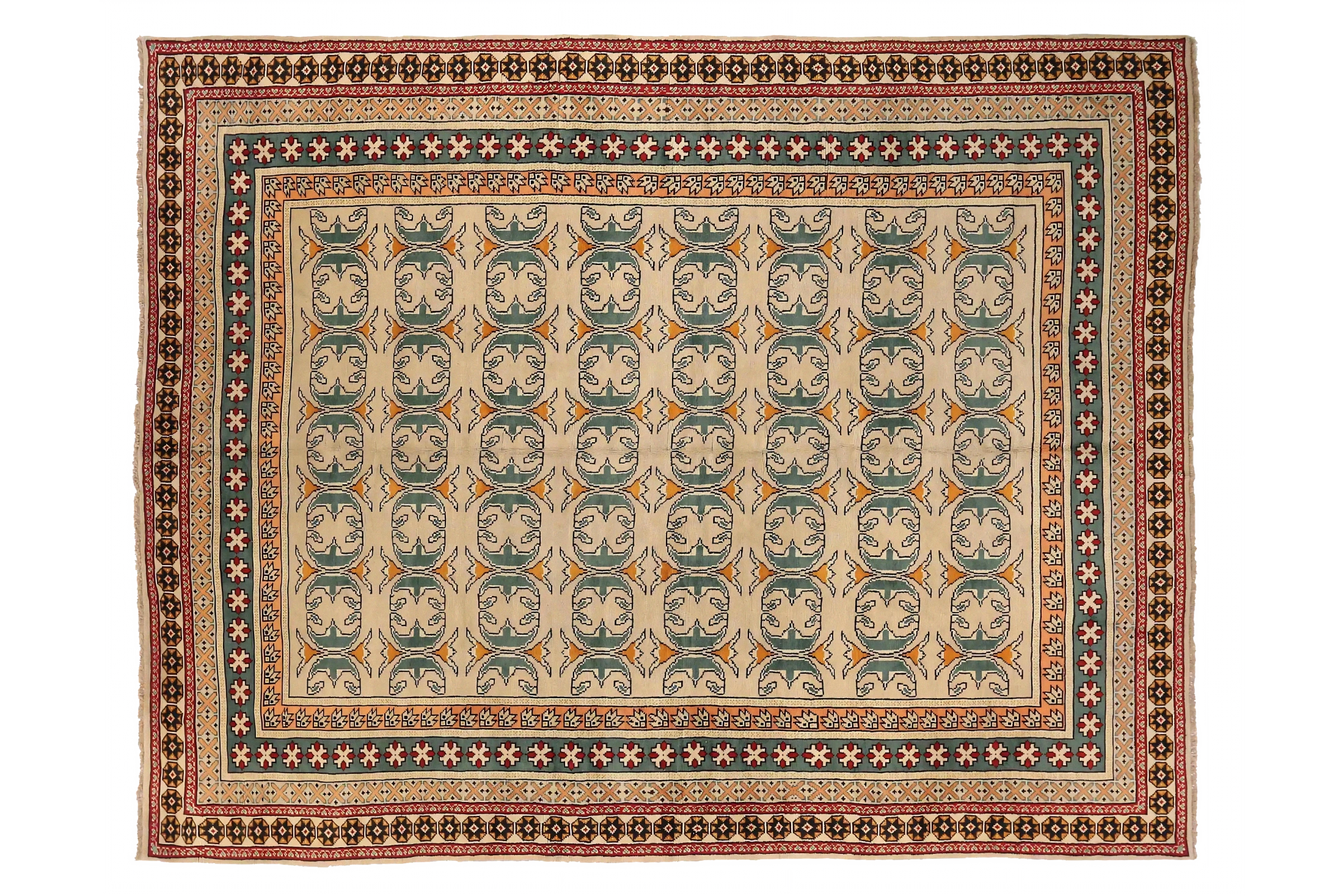 Antique Finland Finland Transitional Rug 72419