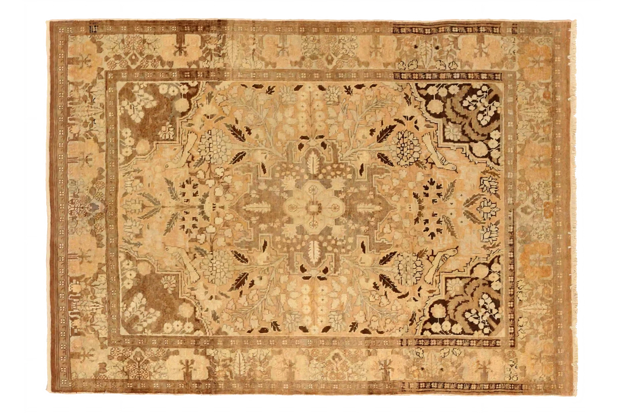 Antique Persian Tabriz Transitional Rug 72459