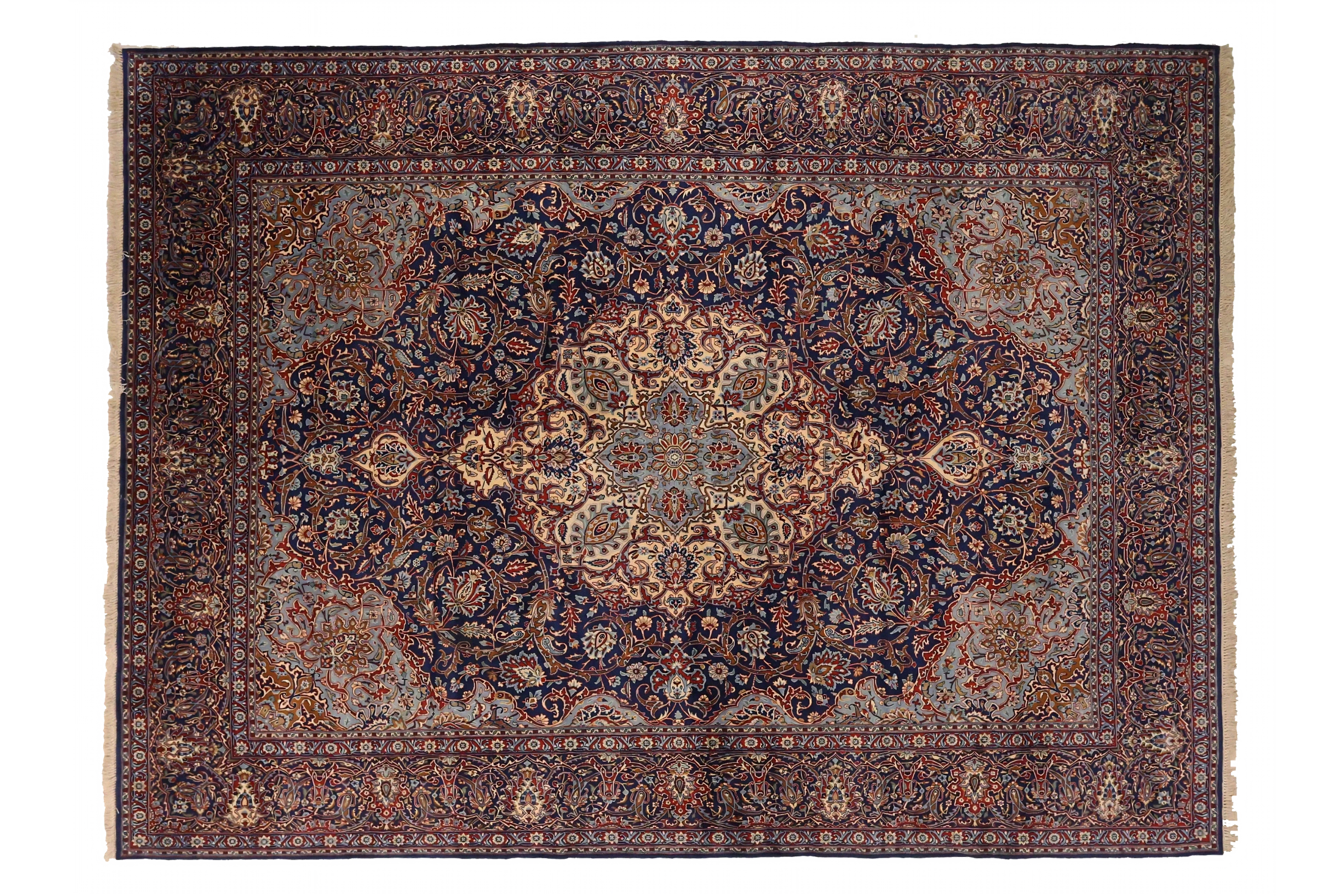 Antique Persian Kerman Traditional Rug 72471
