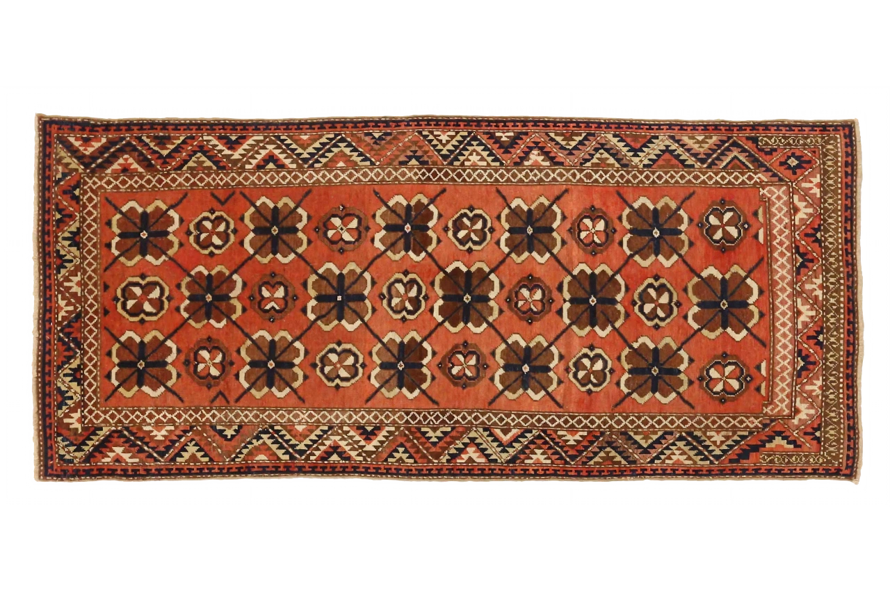 Antique Russia Uzbak Transitional Rug 72501
