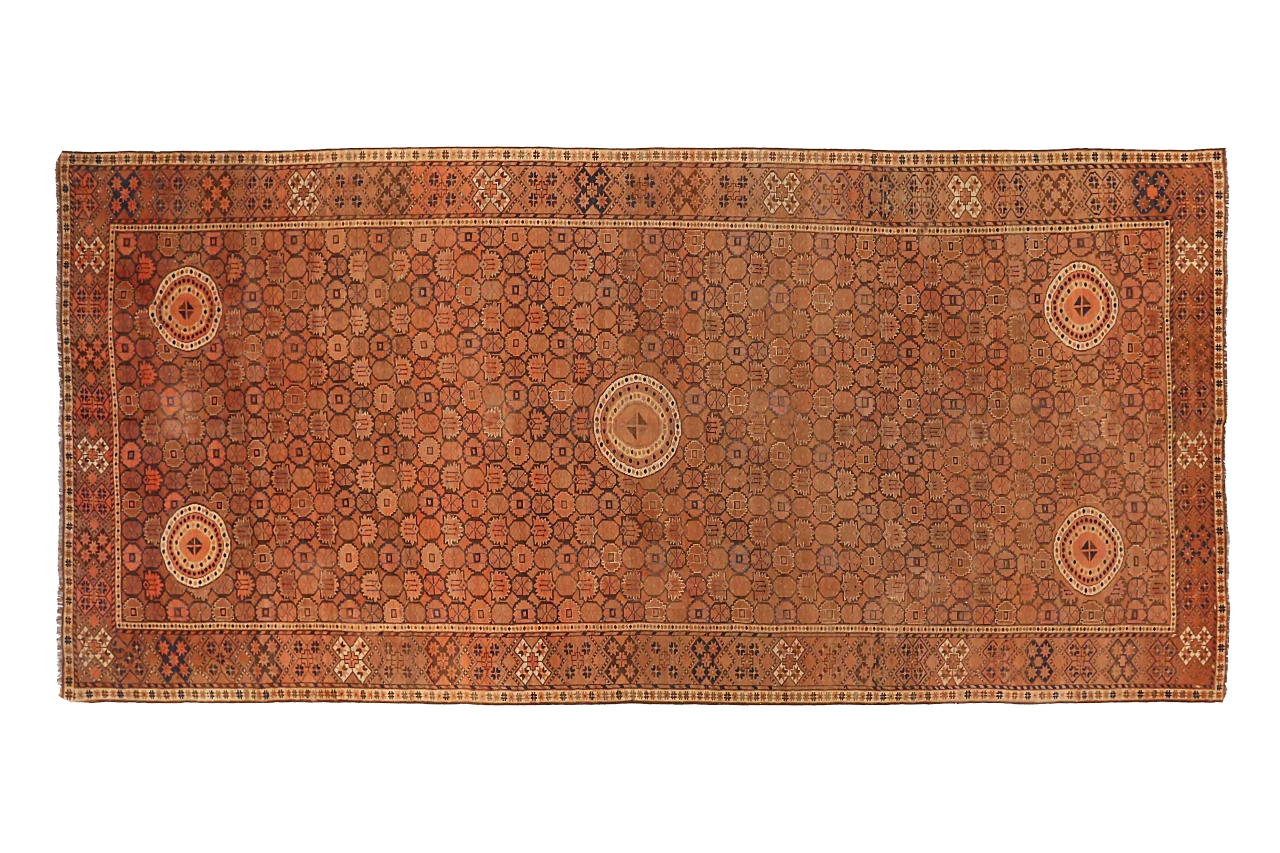 Antique Afghanistan Traditional Rug 72516