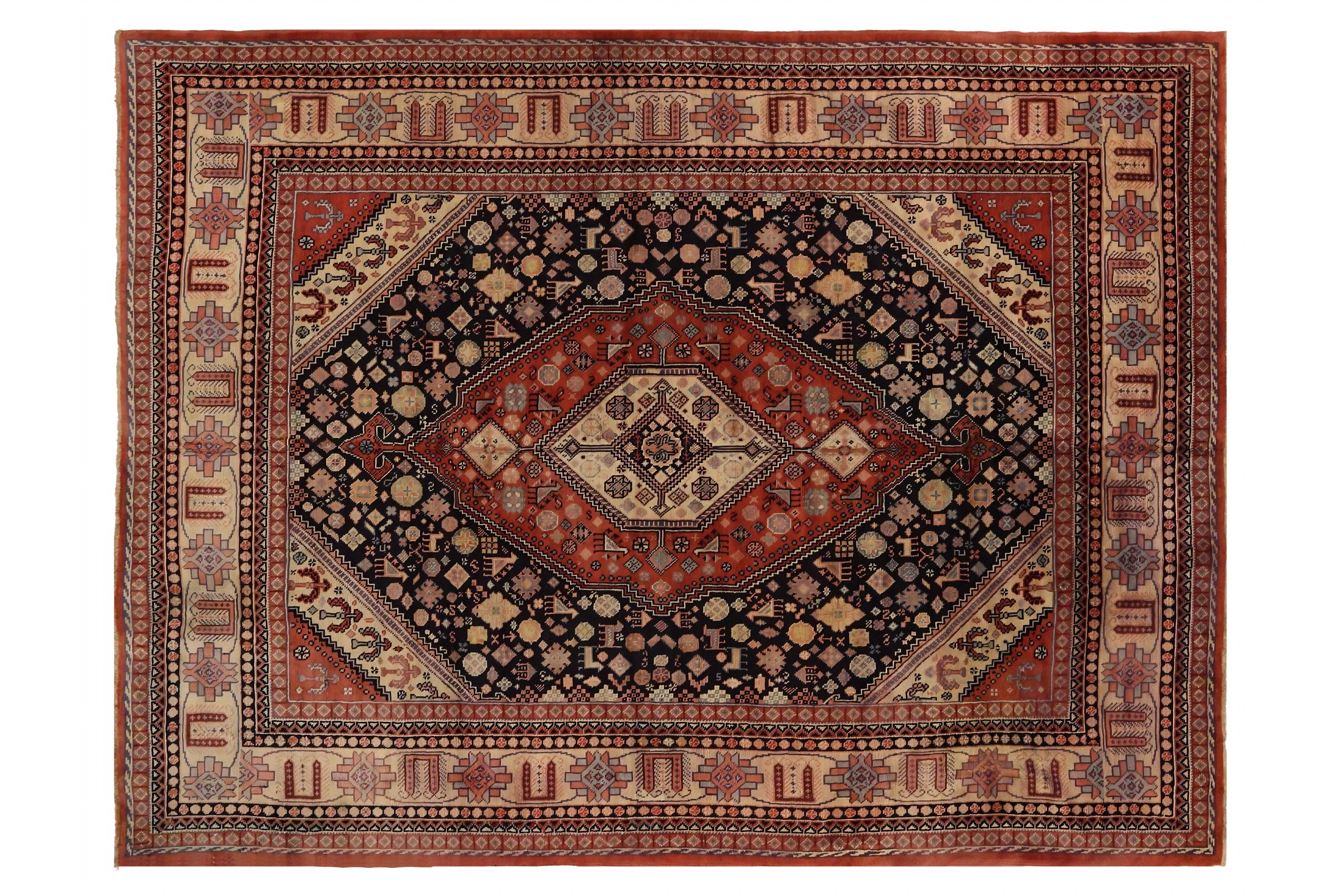 Antique Persian Meshkin Traditional Rug 72518