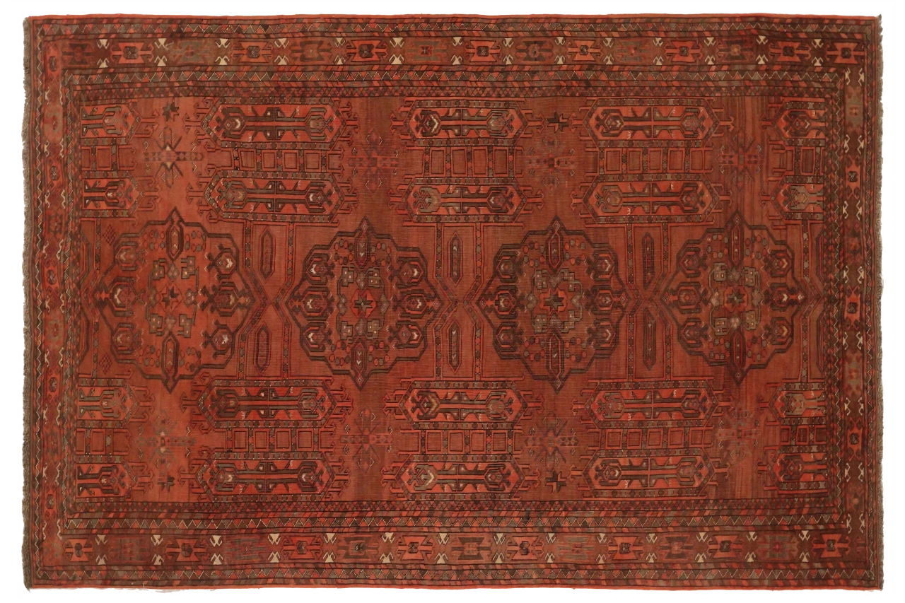 Antique Afghanistan Traditional Rug 72521