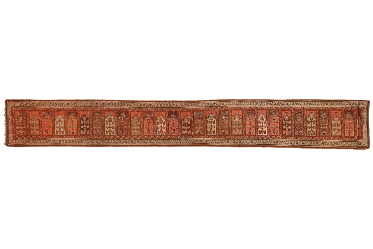 Antique Afghanistan Traditional Rug 72527