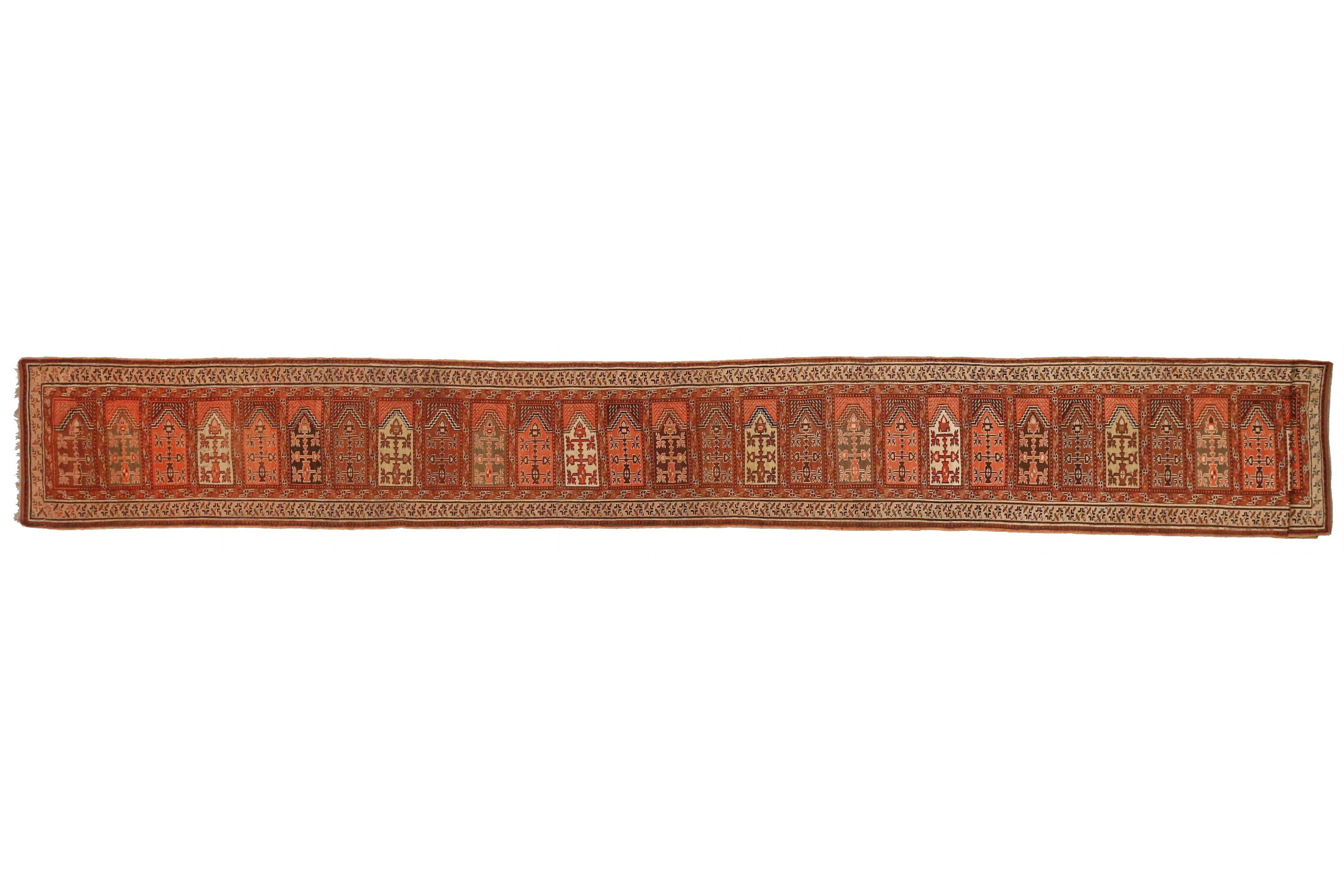 Antique Afghanistan Traditional Rug 72527