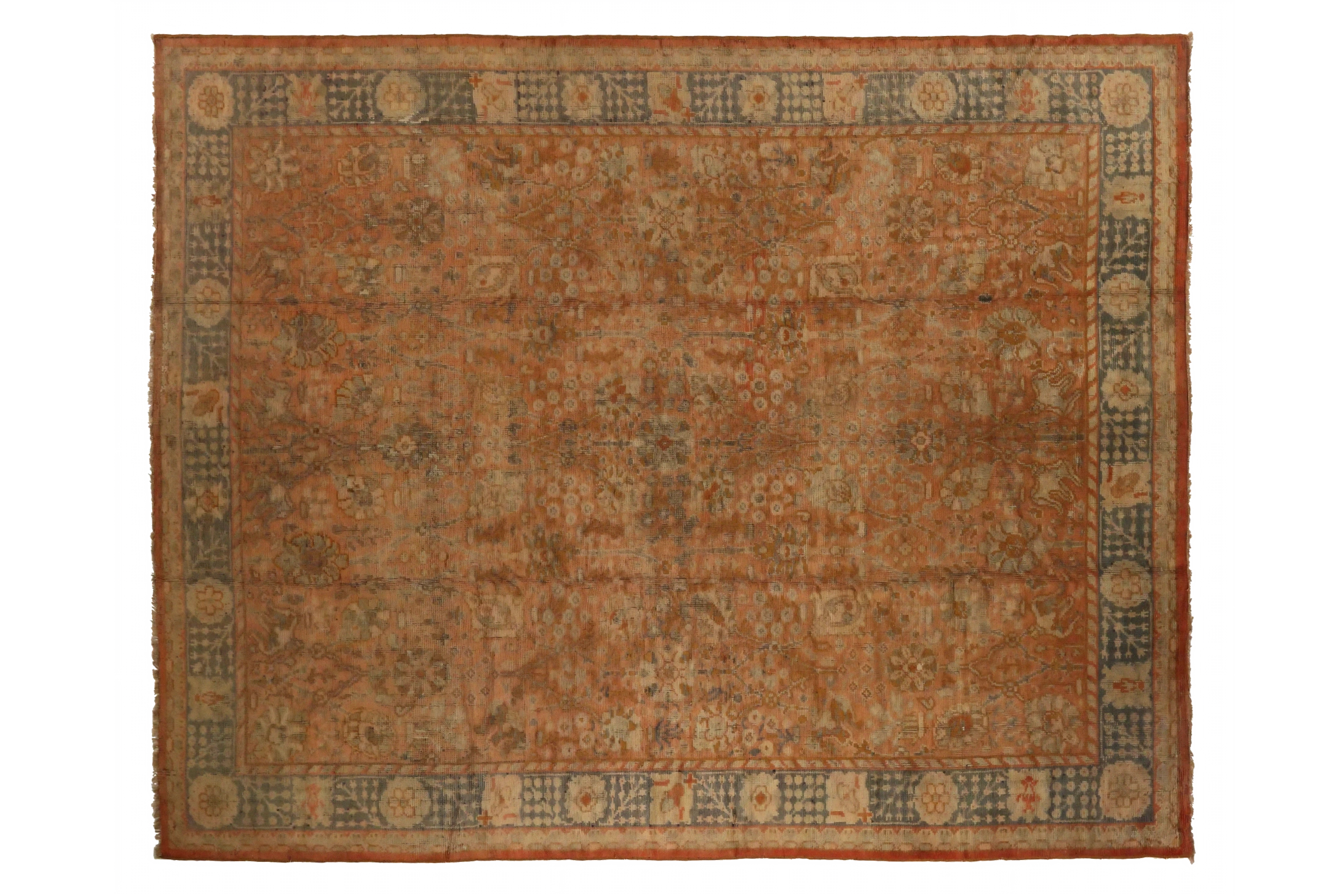 Antique Turkey Oushak Transitional Rug 72541