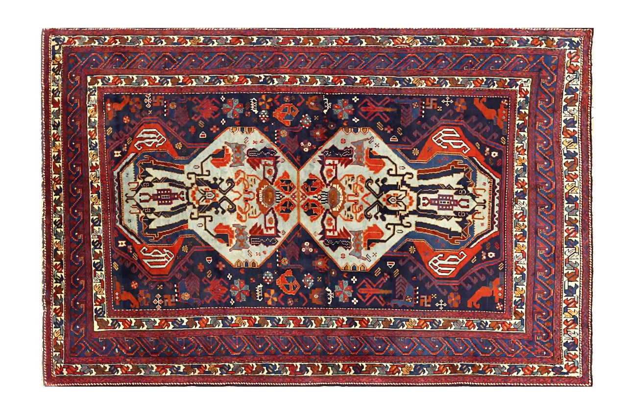 Antique Russia Traditional Rug 72542