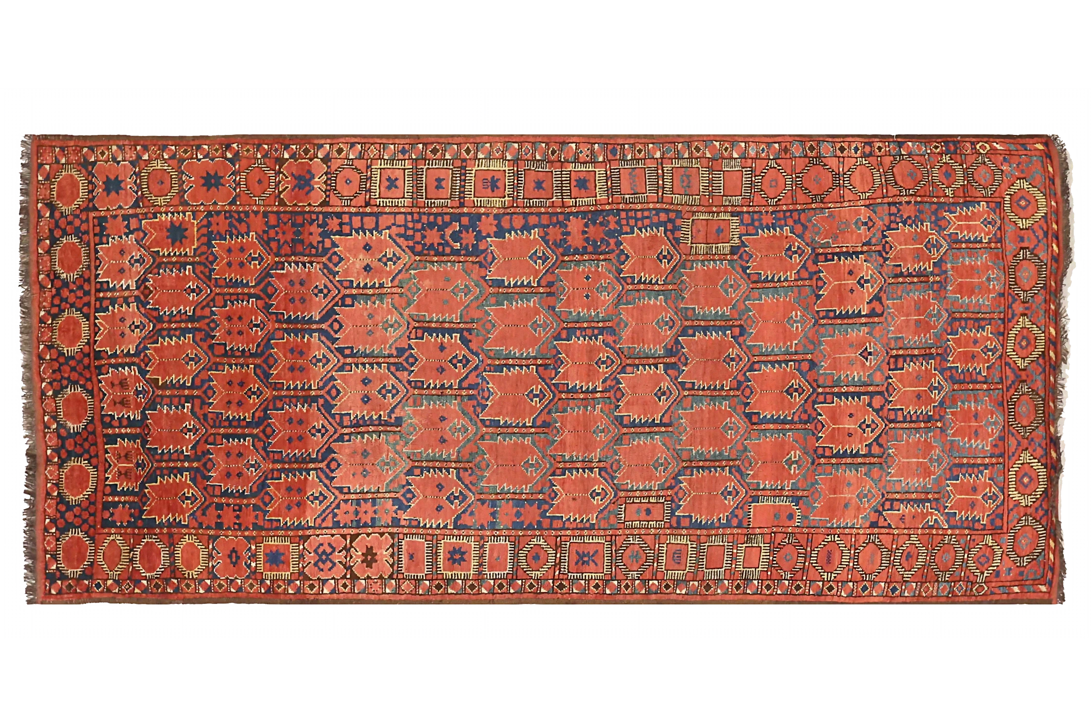 Antique Afghanistan Traditional Rug 72543