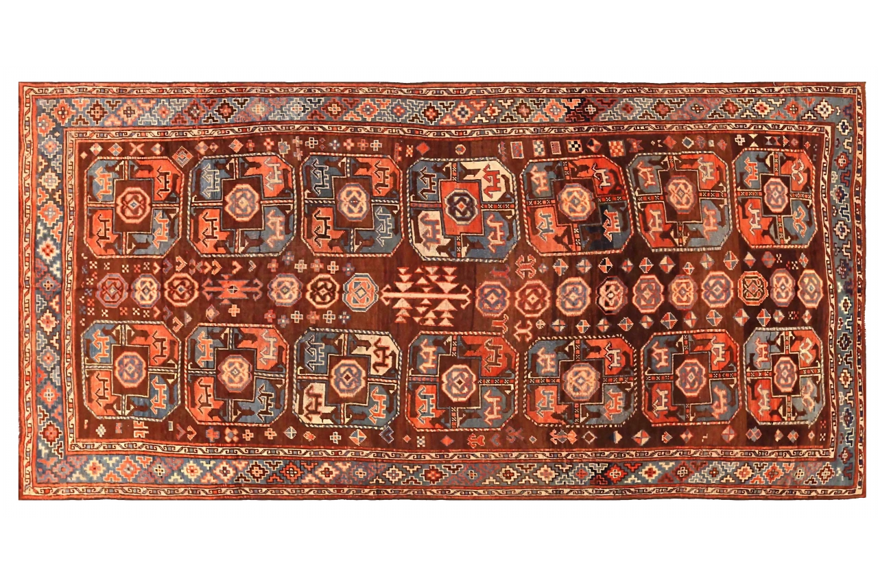 Antique Uzbekistan Traditional Rug 72548