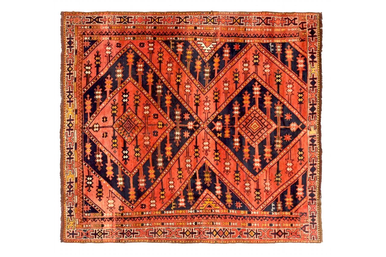 Antique Russia Uzbak Traditional Rug 72555