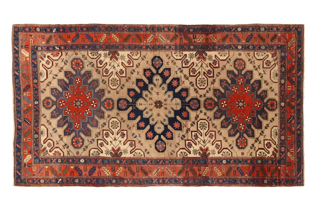Antique Russia Traditional Rug 72562