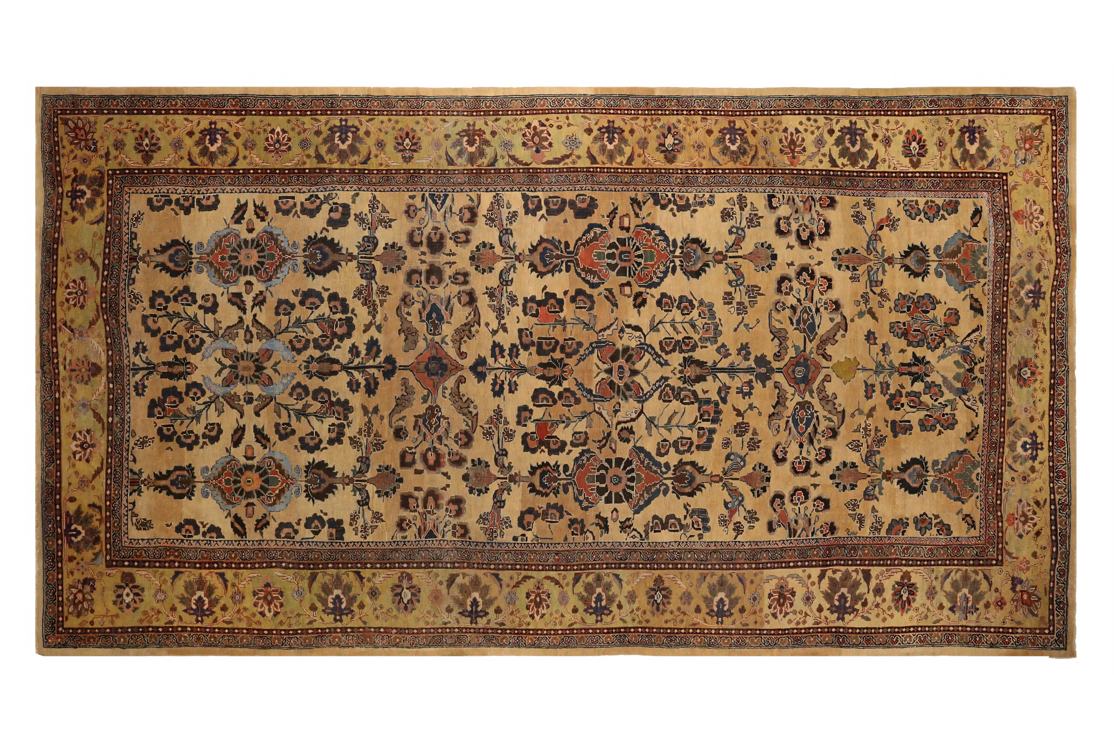 Antique Persian Traditional Rug 72641
