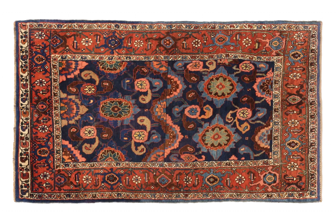 Antique Persian Bijar Traditional Rug 72675
