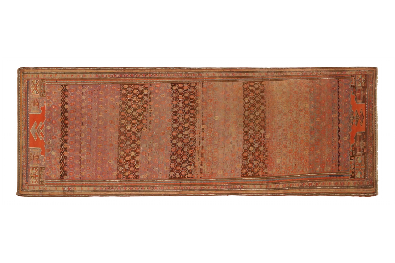 Antique Persian Meshkin Transitional Rug 72692