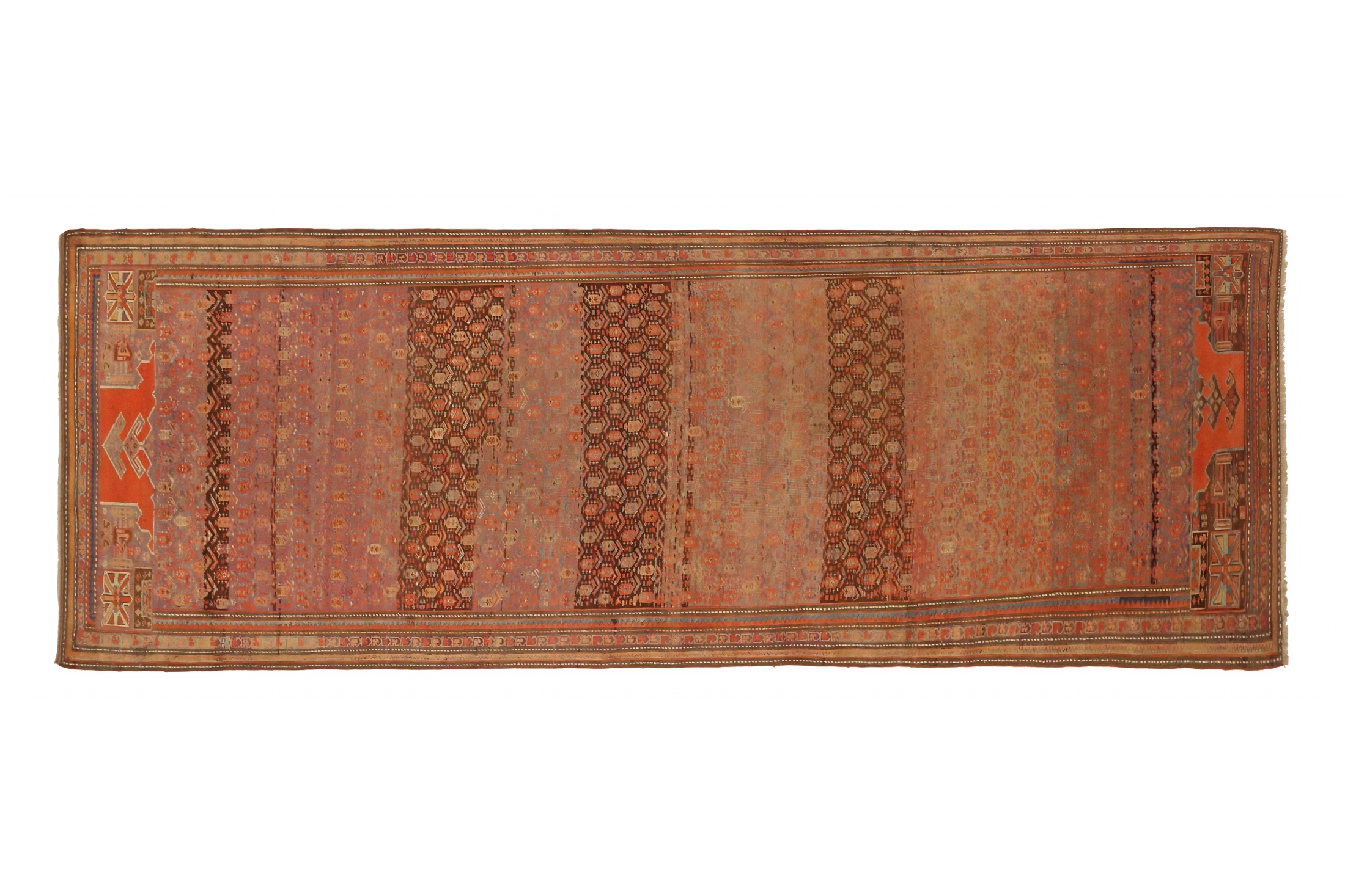 Antique Persian Meshkin Transitional Rug 72692