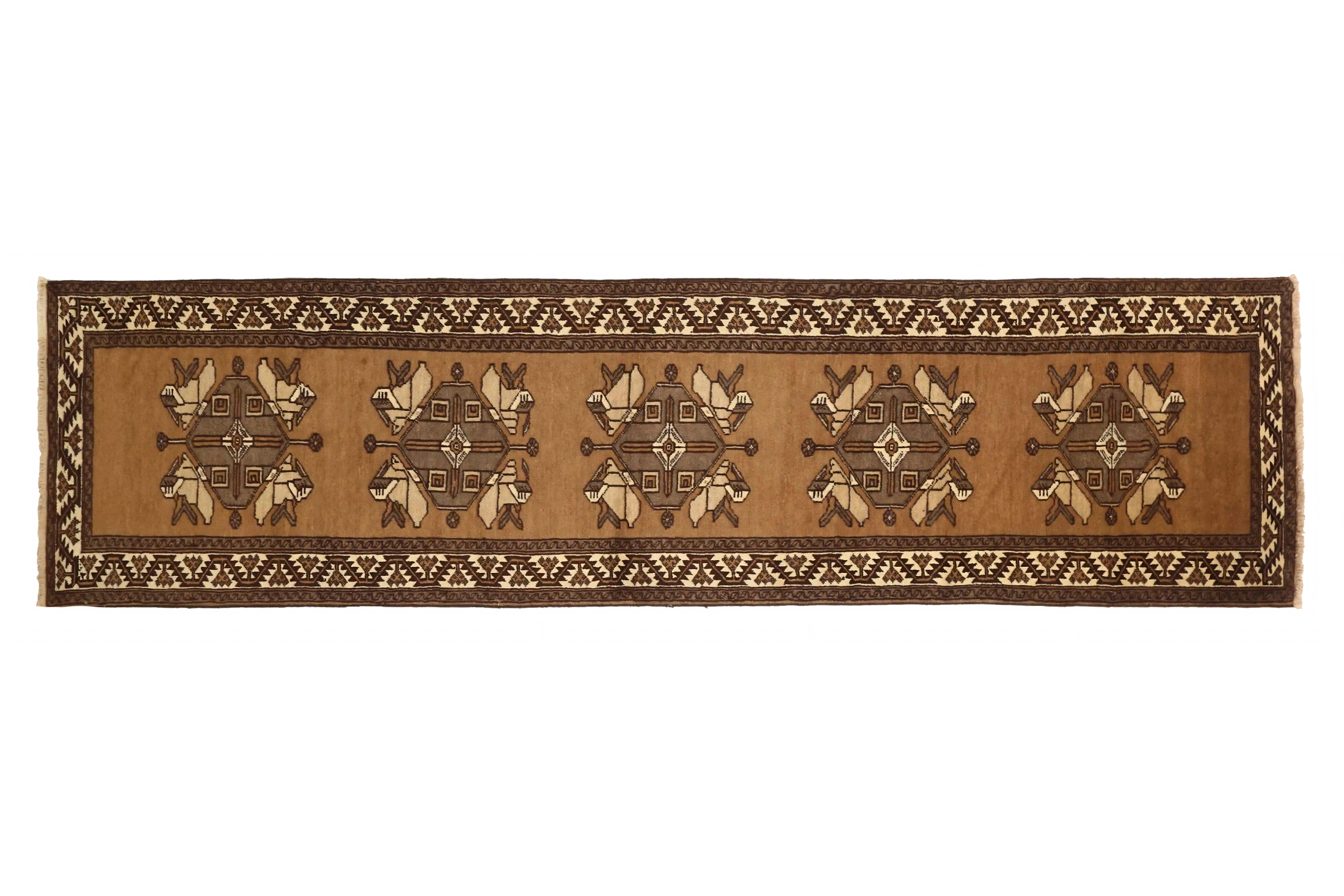 Antique Persian Mashad Traditional Rug 72705