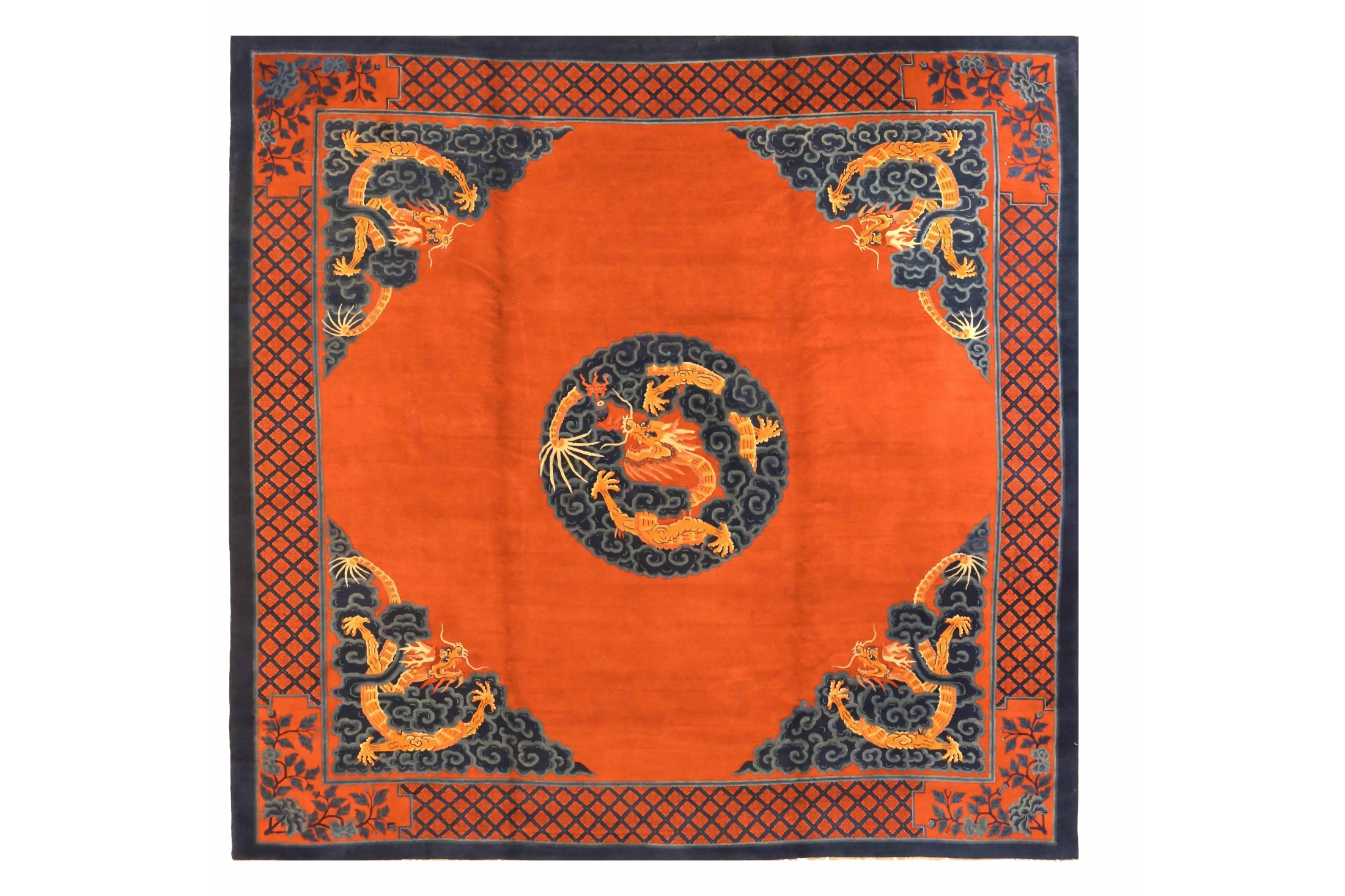 Antique China Beijing Transitional Rug 72726