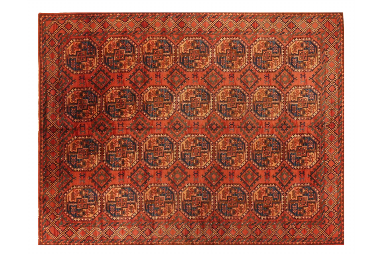 Antique Afghanistan Traditional Rug 72729
